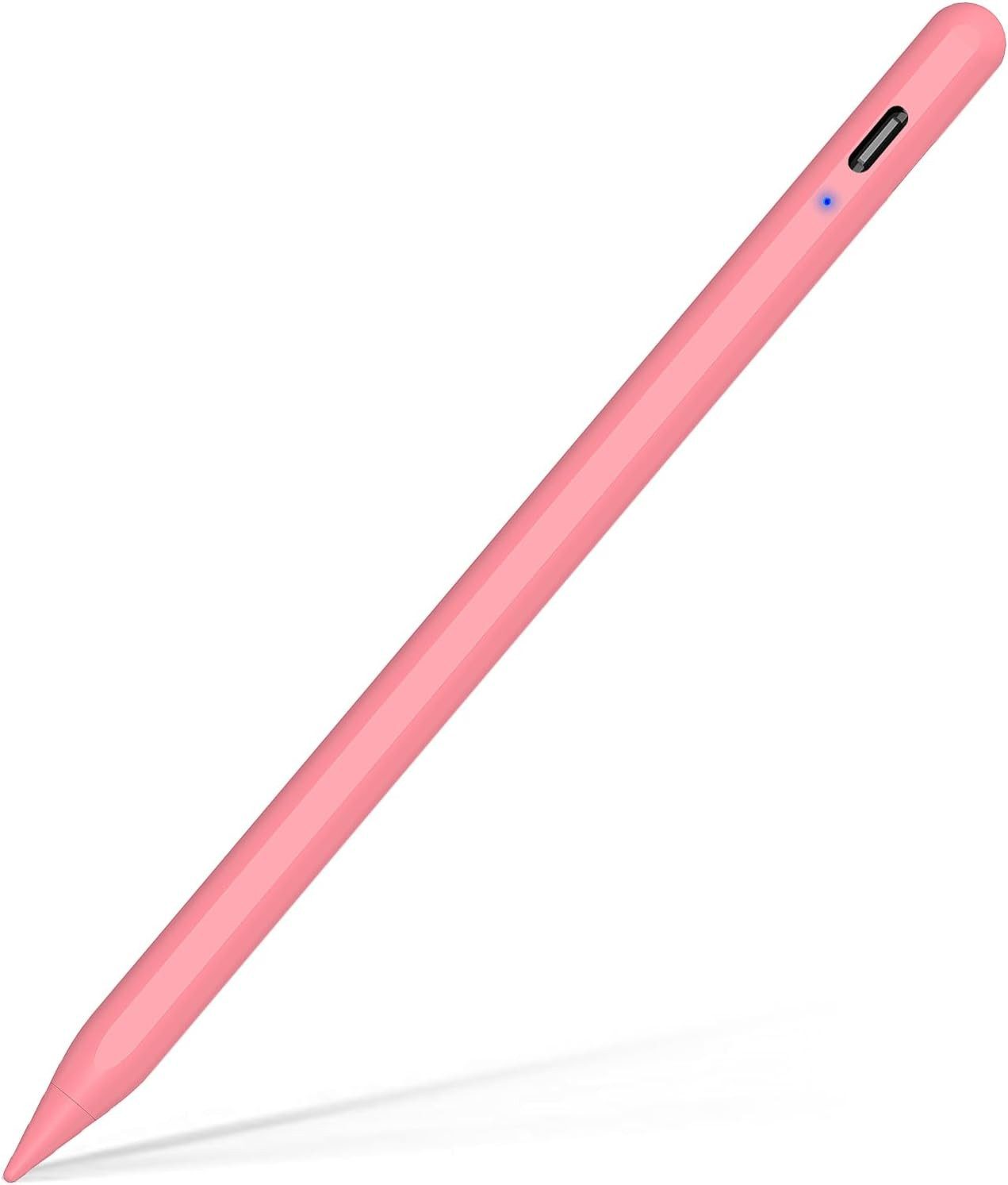 LA CUTE Eingabestift Stylus Pen für iPad mit USB-C, Magnetischer Eingabestift, Pencil (Stylus Pen Set mit Ladekabel & Ersatzspitzen für iPads, Enthält Stylus Pen, USB-C Ladekabel, 3 Ersatzspitzen) Kabelloses Laden, Magnetische Befestigung, Kippfunktion