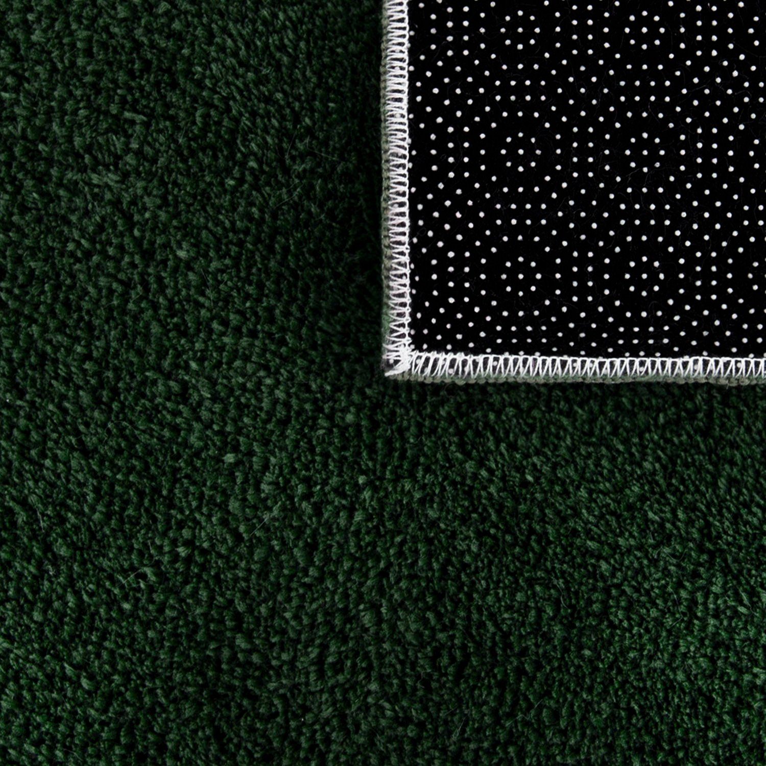 grün als Höhe: Teppich rechteckig, Uni-Farben, 630, Paco Läufer weich, waschbar, auch Cadiz Home, 22 besonders mm, erhältlich