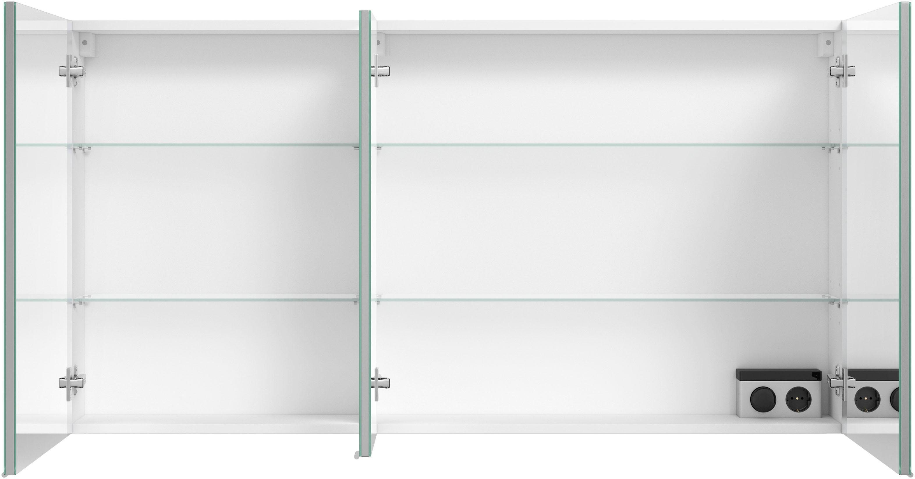 MARLIN Spiegelschrank 3980 Türen, doppelseitig mit verspiegelten vormontiert