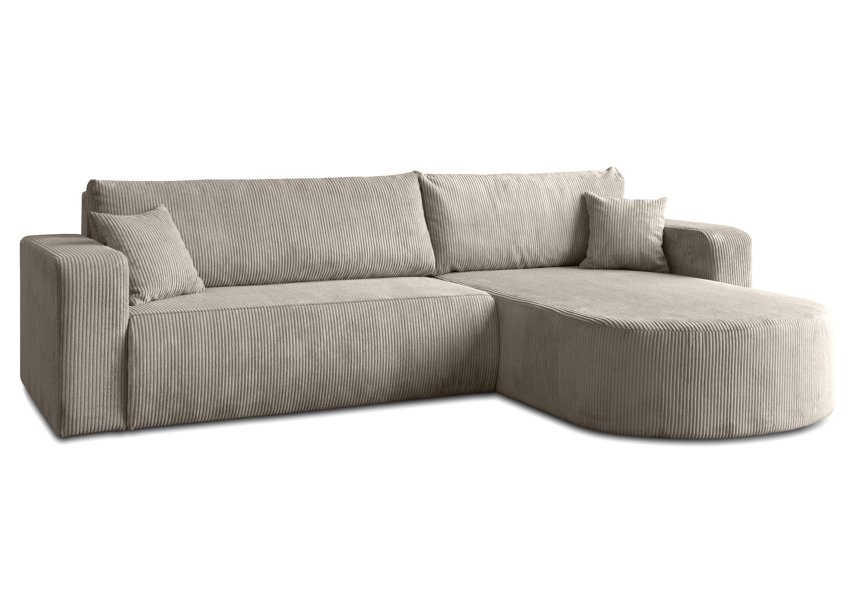 Lookway Ecksofa SOPRANO mit Schlaffunktion und Bettkasten, Schlaffunktion