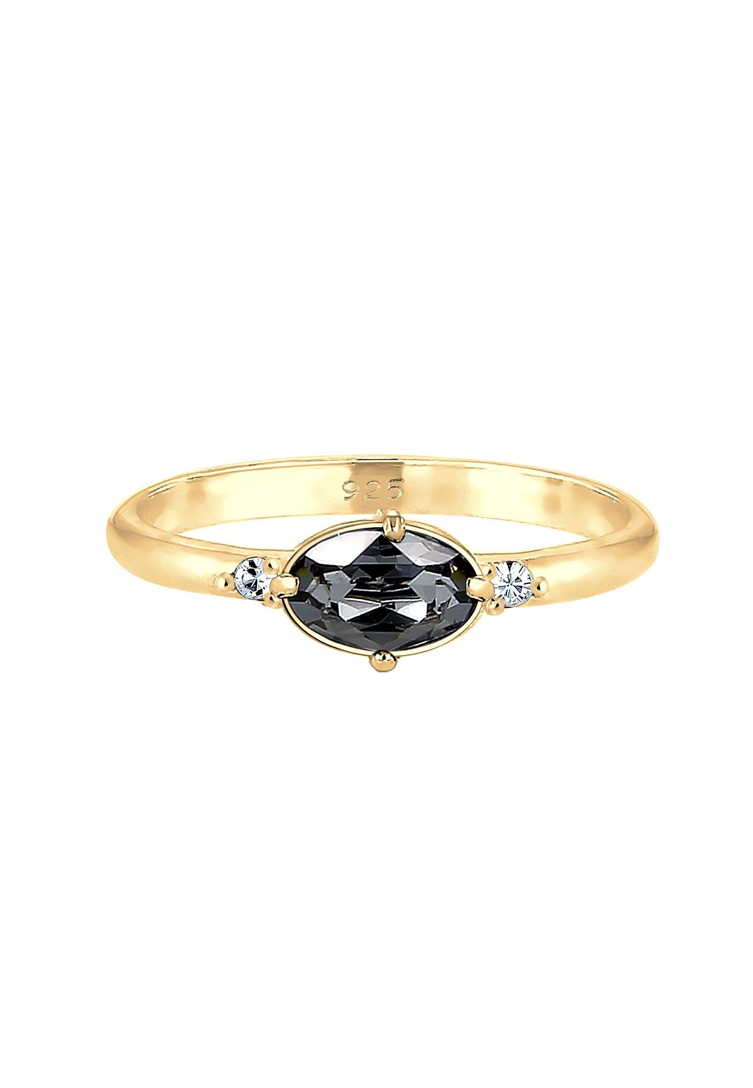 Elli Verlobungsring Bandring Kristalle 925 Silber günstig online kaufen