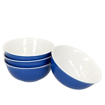 Ritzenhoff & Breker Servierschale 4er Set Schale 11cm Indigo-Blau Doppio - Ritzenhoff 64223, Porzellan