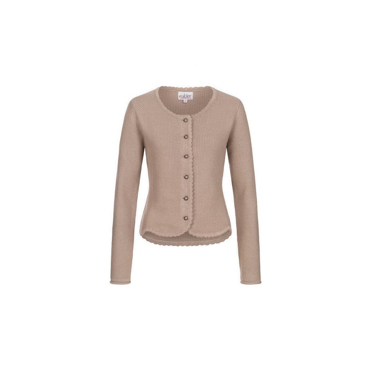 Nübler Cardigan beige regular fit (1-tlg) | Cardigans