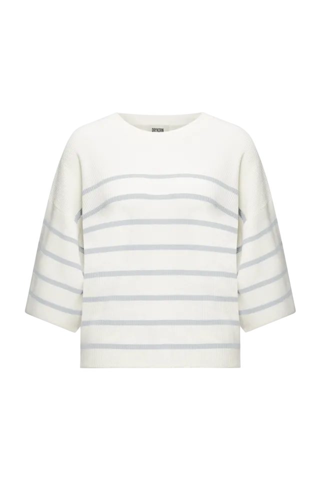 Strickpullover Streifenshirt Nilay - Oversized