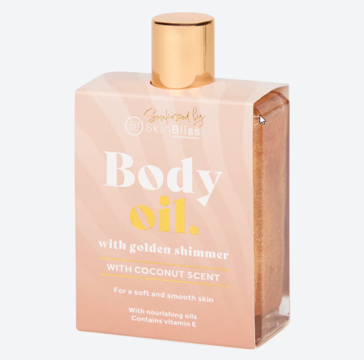 Spectrum Körperöl Körperöl mit goldenem Glitzer 100 ml