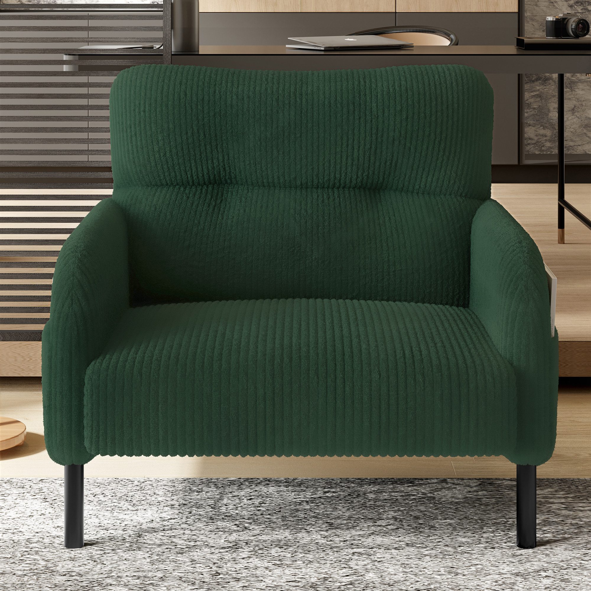 STILVORA Wohnzimmer-Set aus Cordstoff,Loungesessel Relaxsessel mit günstig online kaufen
