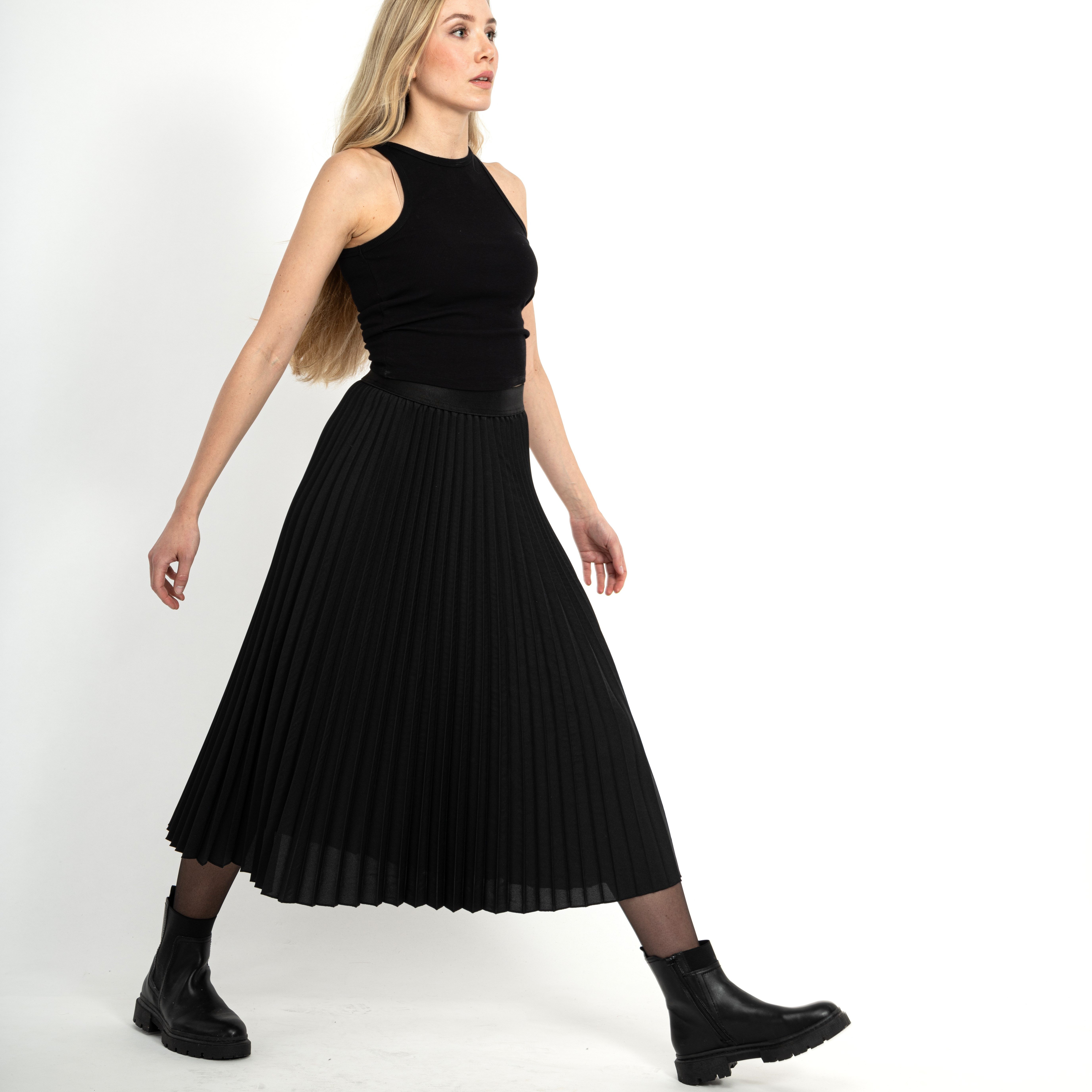 maracujaaa Plisseerock Plisseerock permanent Plissee mit elastischem Bund günstig online kaufen