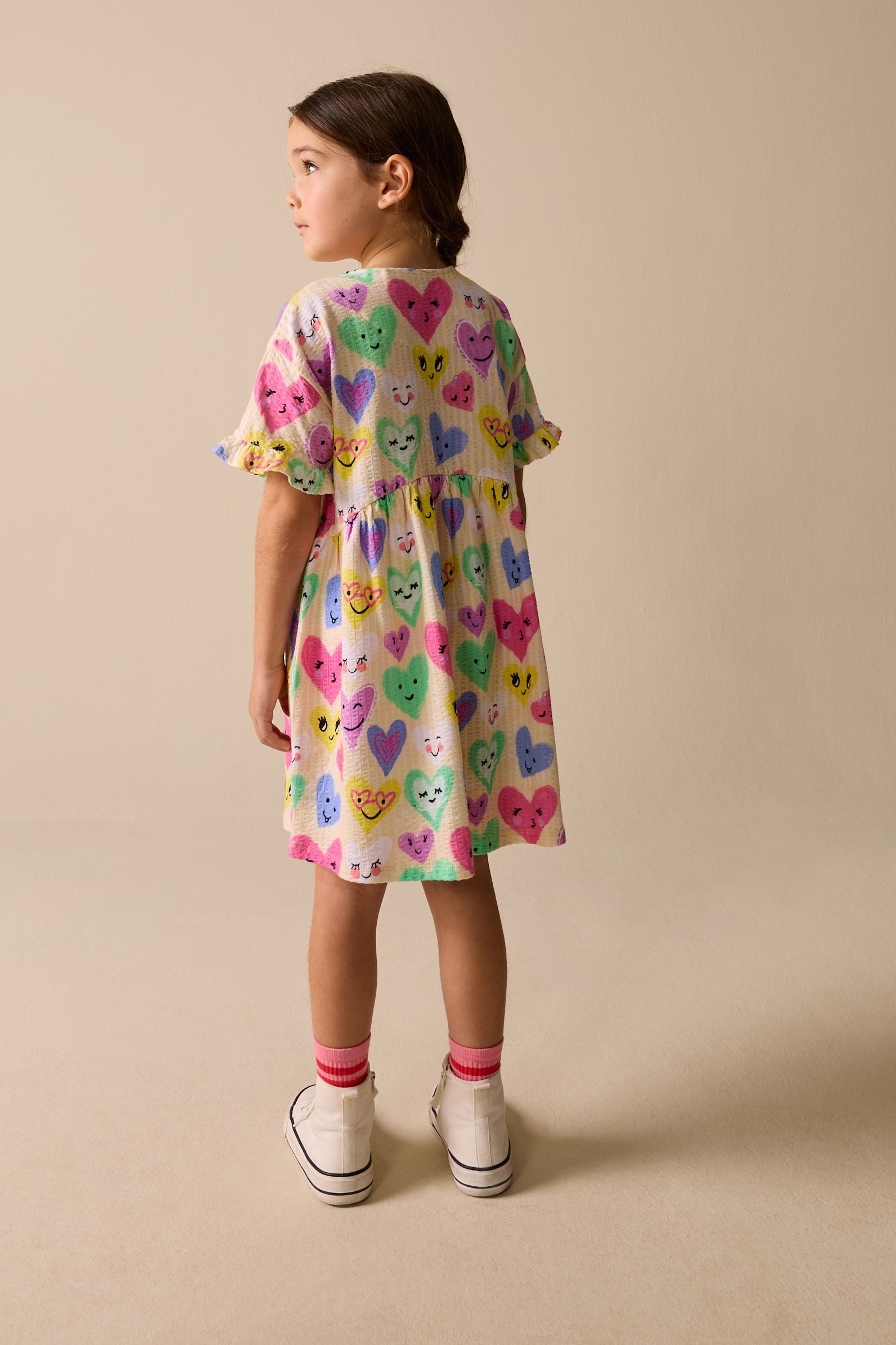 Next Jerseykleid Kurzärmliges Jersey-Kleid (1-tlg)