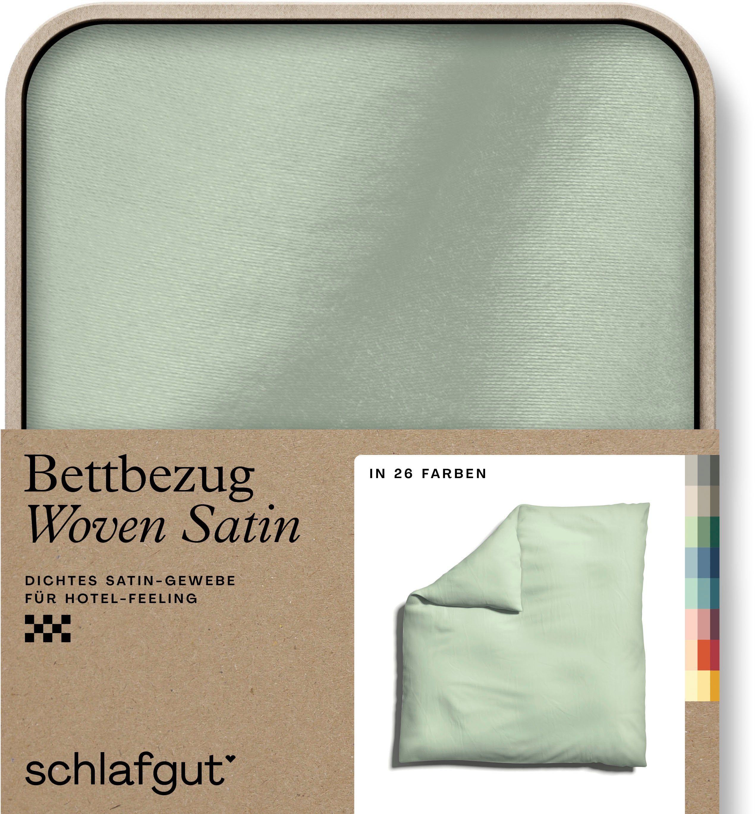 Schlafgut Bettbezug Woven Satin, (1 St), günstig online kaufen