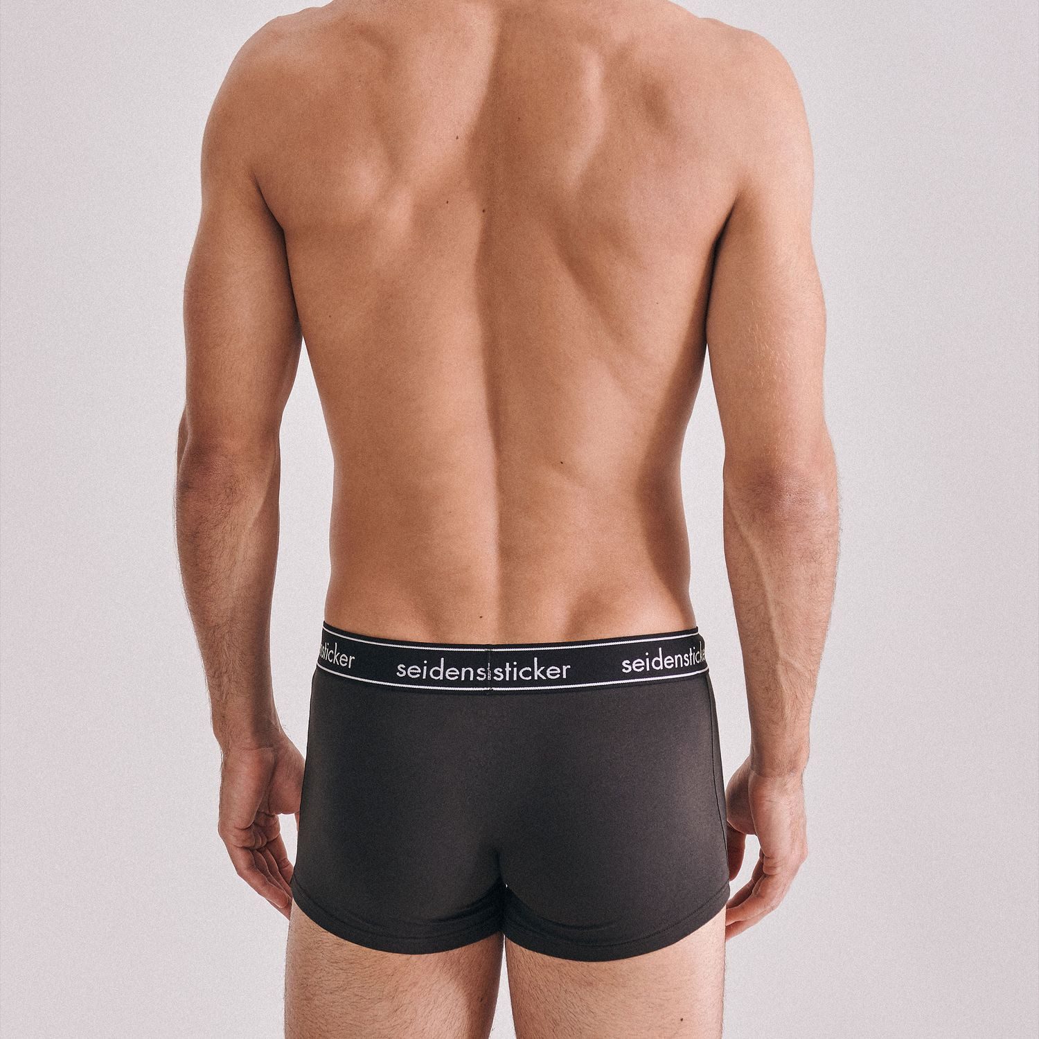seidensticker Boxershorts Cotton Flex (3er Pack) mit normalem Bein und gestickter Rose im 3er Pack