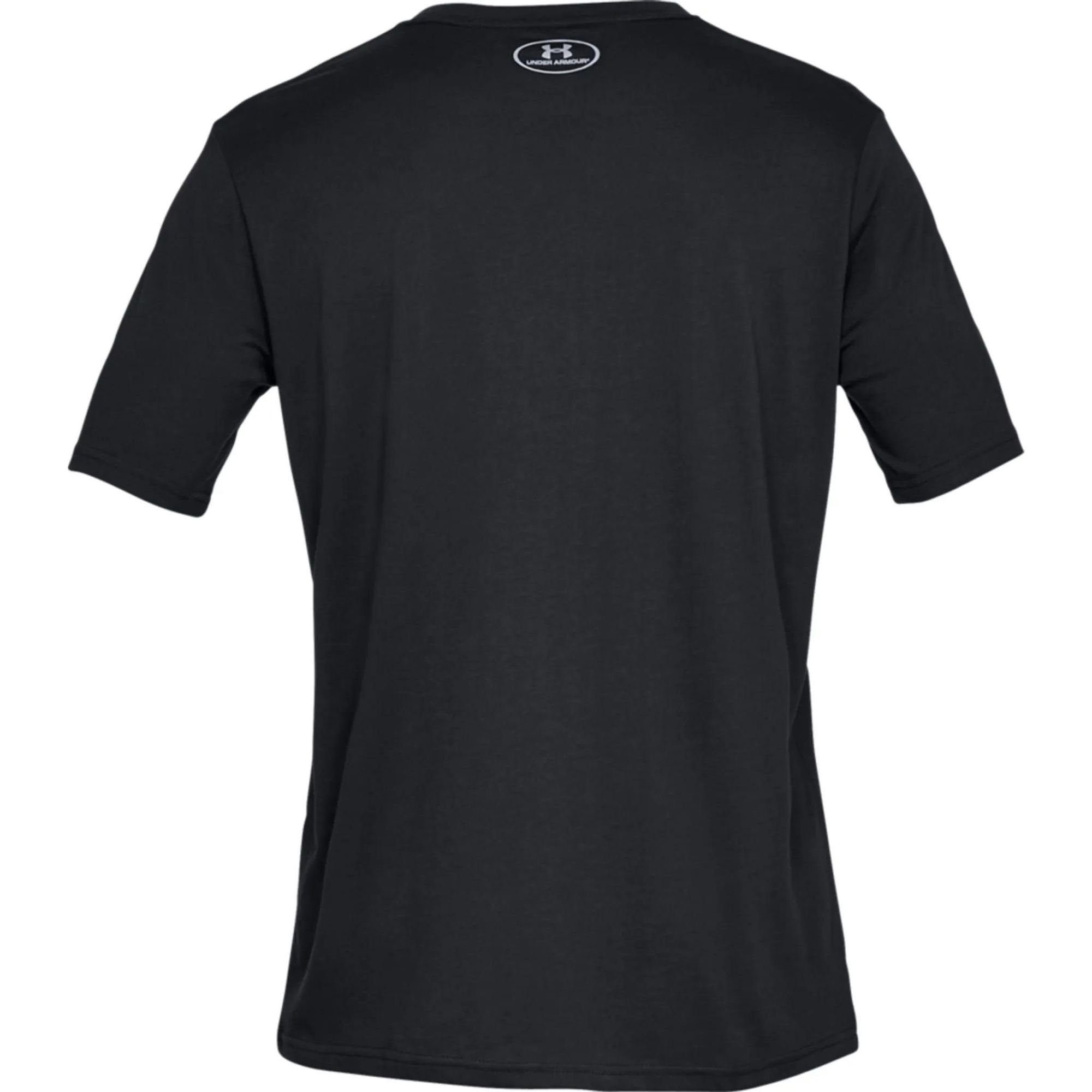 Kurzarm-Oberteil UA Under Schwarz Team Issue T-Shirt Wordmark Armour® Herren