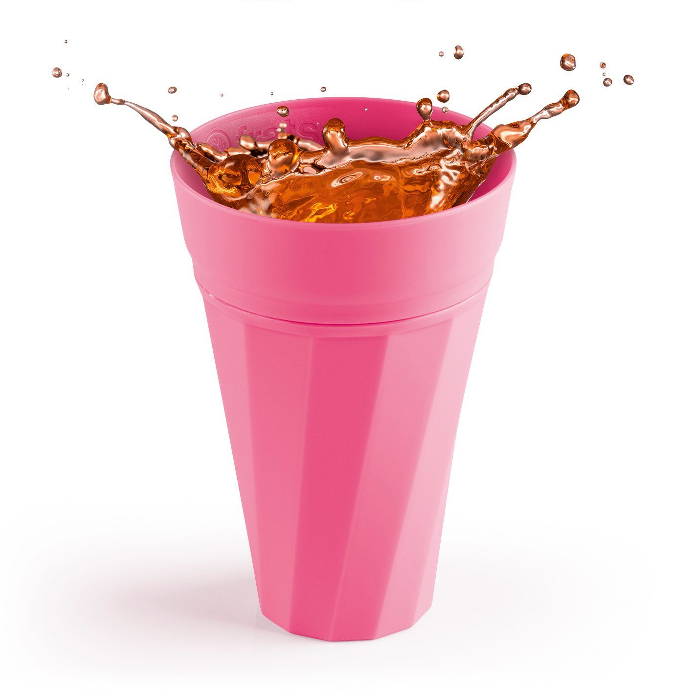 frats Becher - Pink Doppelwandiger - 6er-Set, Trinkbecher - Becher 300ml Kühlflüssigkeit, 300ml Selbstkühlend Mehrweg mit