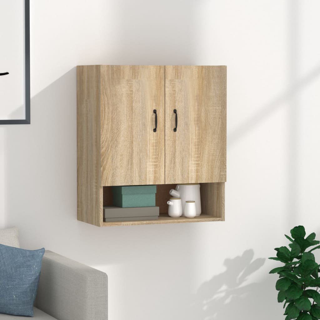vidaXL Hängeschrank Wandschrank Sonoma-Eiche 60x31x70 cm Holzwerkstoff (1-St)