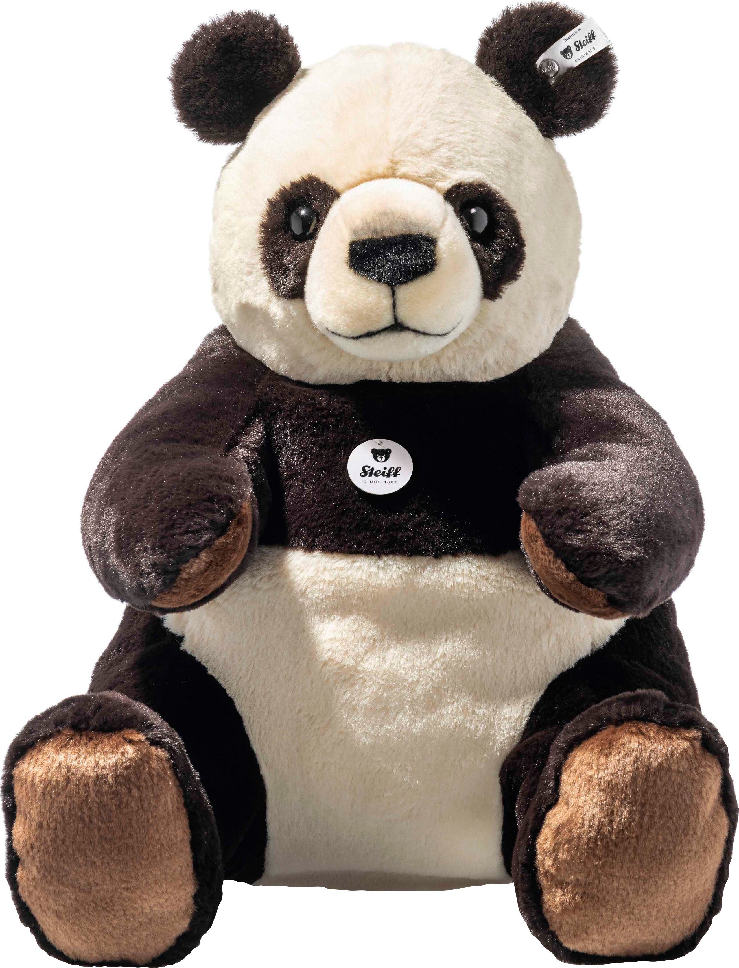 Steiff Kuscheltier Teddies for tomorrow Pandi Großer Panda, aus recycelten PET Flaschen