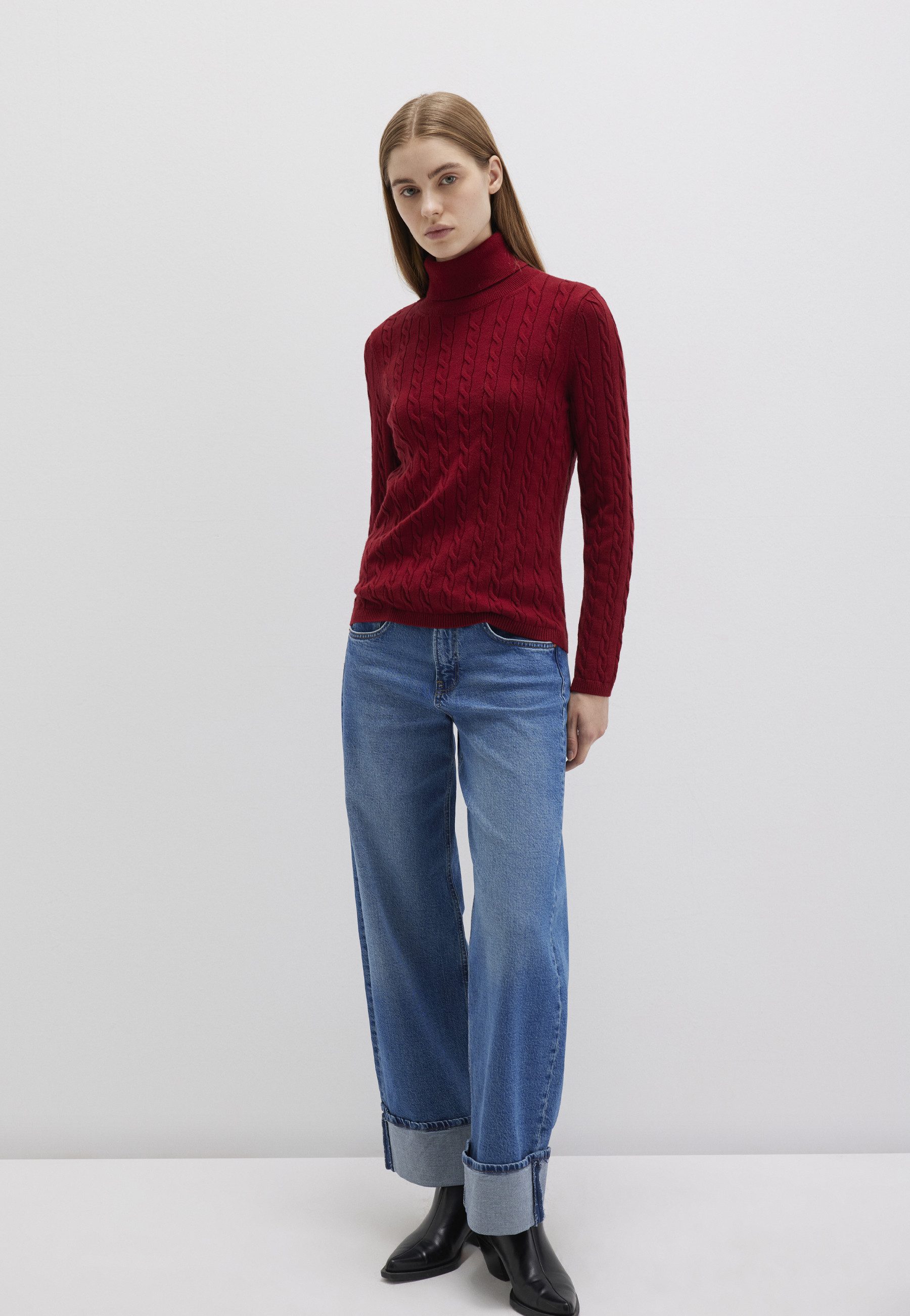 Mavi Вязаные свитера HIGH NECK SWEATER Пуловеры Rollkragen