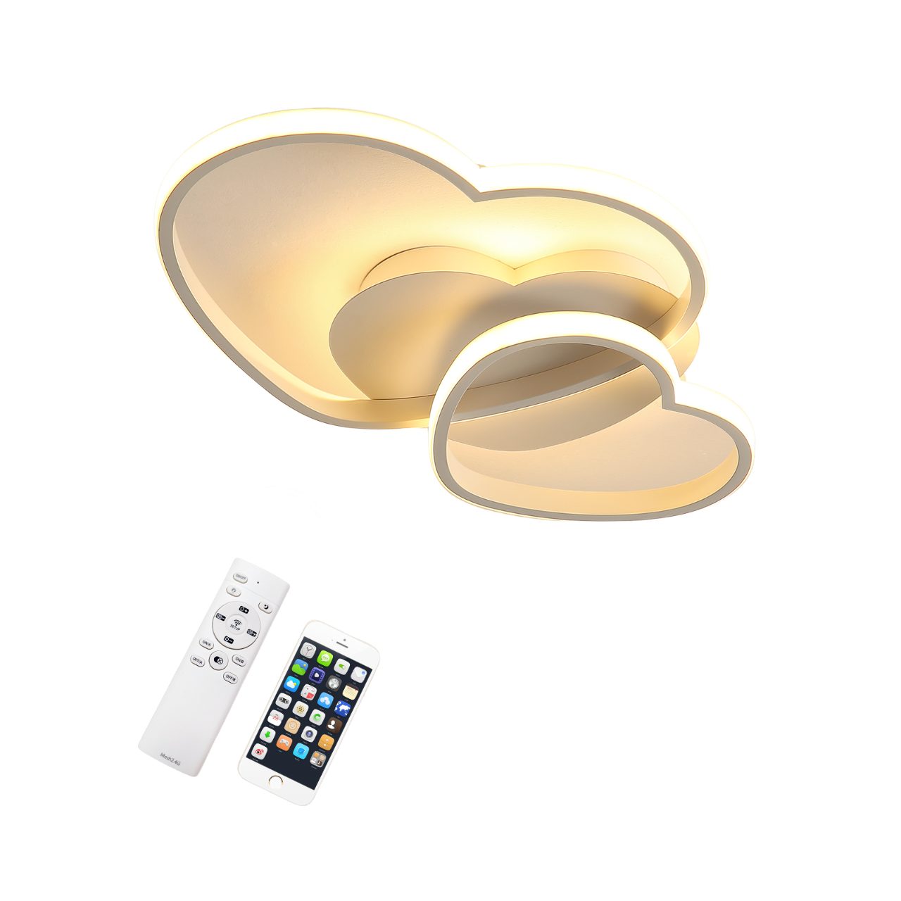 Riserva LED Dekolicht Herzförmige Deckenleuchte,kreative LED günstig online kaufen