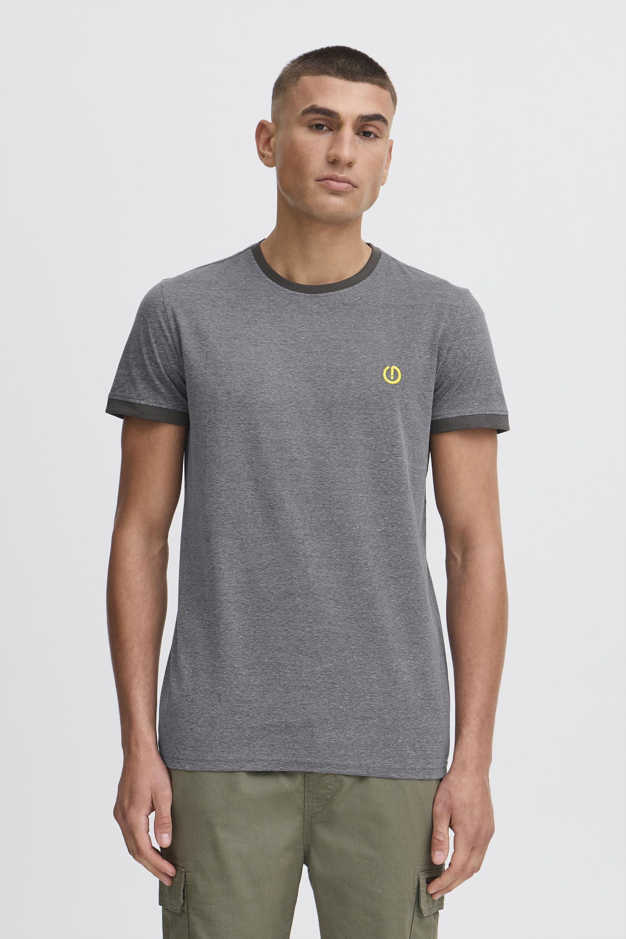 !Solid T-Shirt SDBennTee Kurzarmshirt mit farblich abgesetztem Kragen und Ärmelsaum