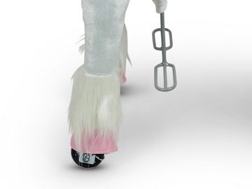 TPFLiving Reittier Einhorn Stella - Größe S - Farbe: weiß, Schaukeltier für Kinder ab 3 bis 6 Jahren - Sitzhöhe: 53 cm