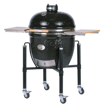 MONOLITH Keramikgrill Monolith Keramikgrill LeCHEF PRO-Serie 2.0 Schwarz Ø 52 cm Grillrost