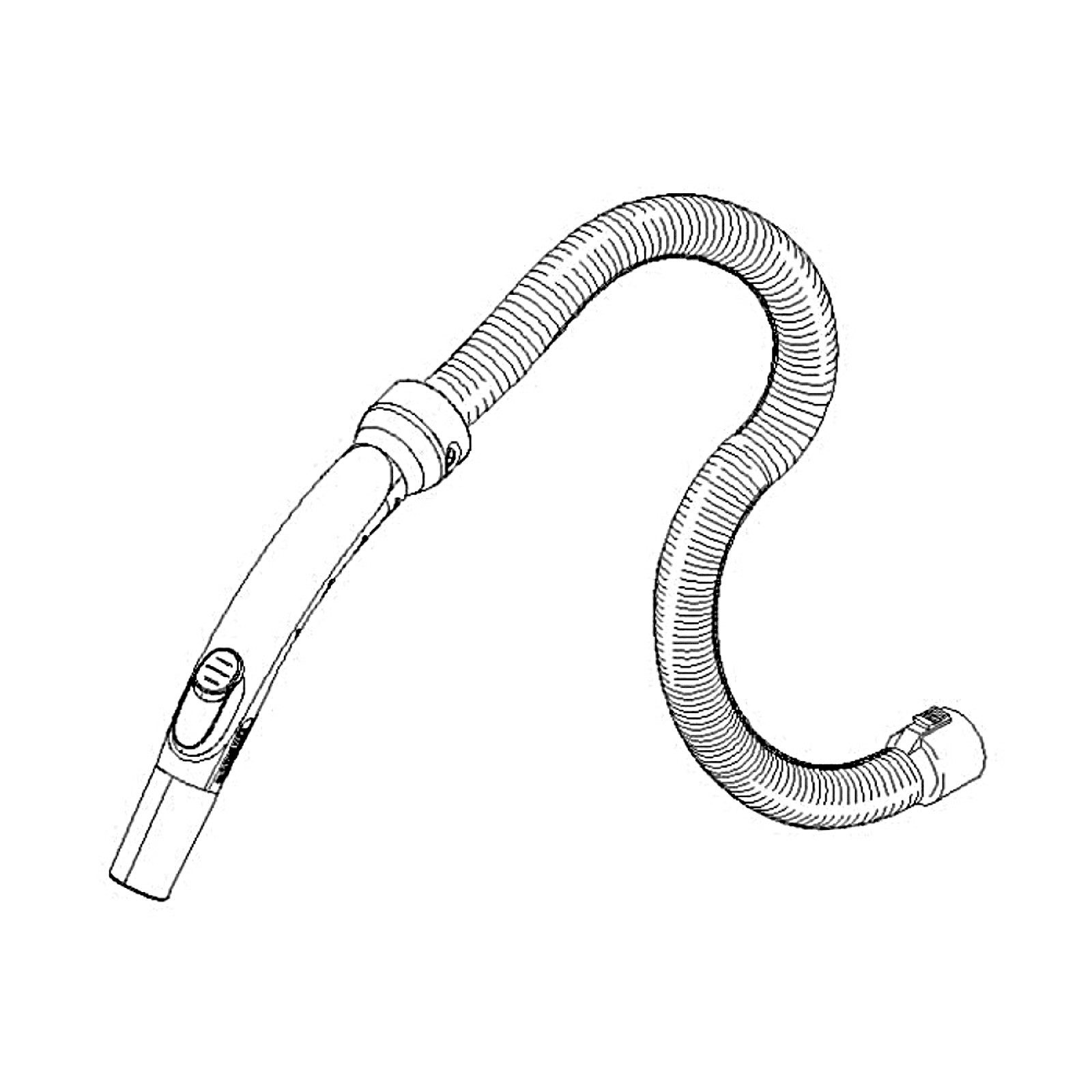 KÄRCHER Staubsaugerschlauch Original Kärcher 2,2 m Flex-Saugschlauch 9.012-934.0 Schlauch, Zubehör für Nass-/Trockensauger, Inkl. Krümmer und Nebenluftregler