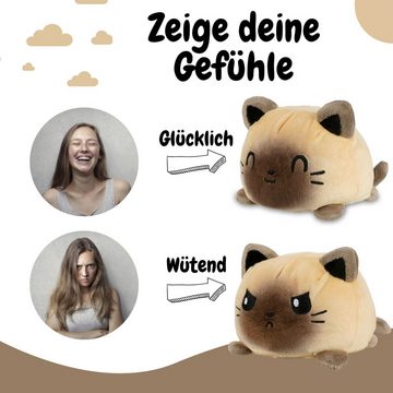 AllBlue products Kuscheltier Grimm® Flip Plüschtier, Glücksbringer Geschenk für Frauen & Kinder