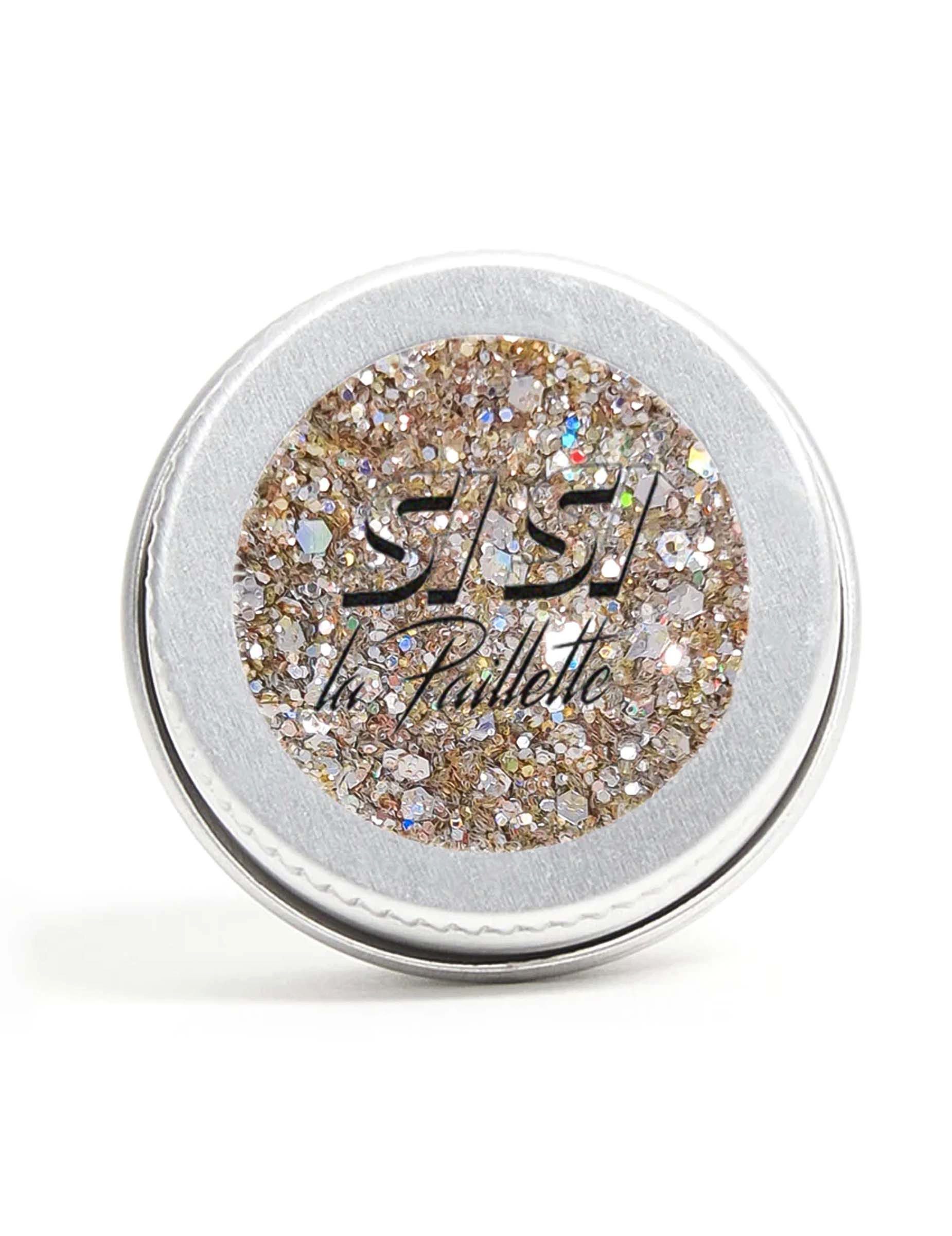 Kostüm Metallic Glitzer Silber