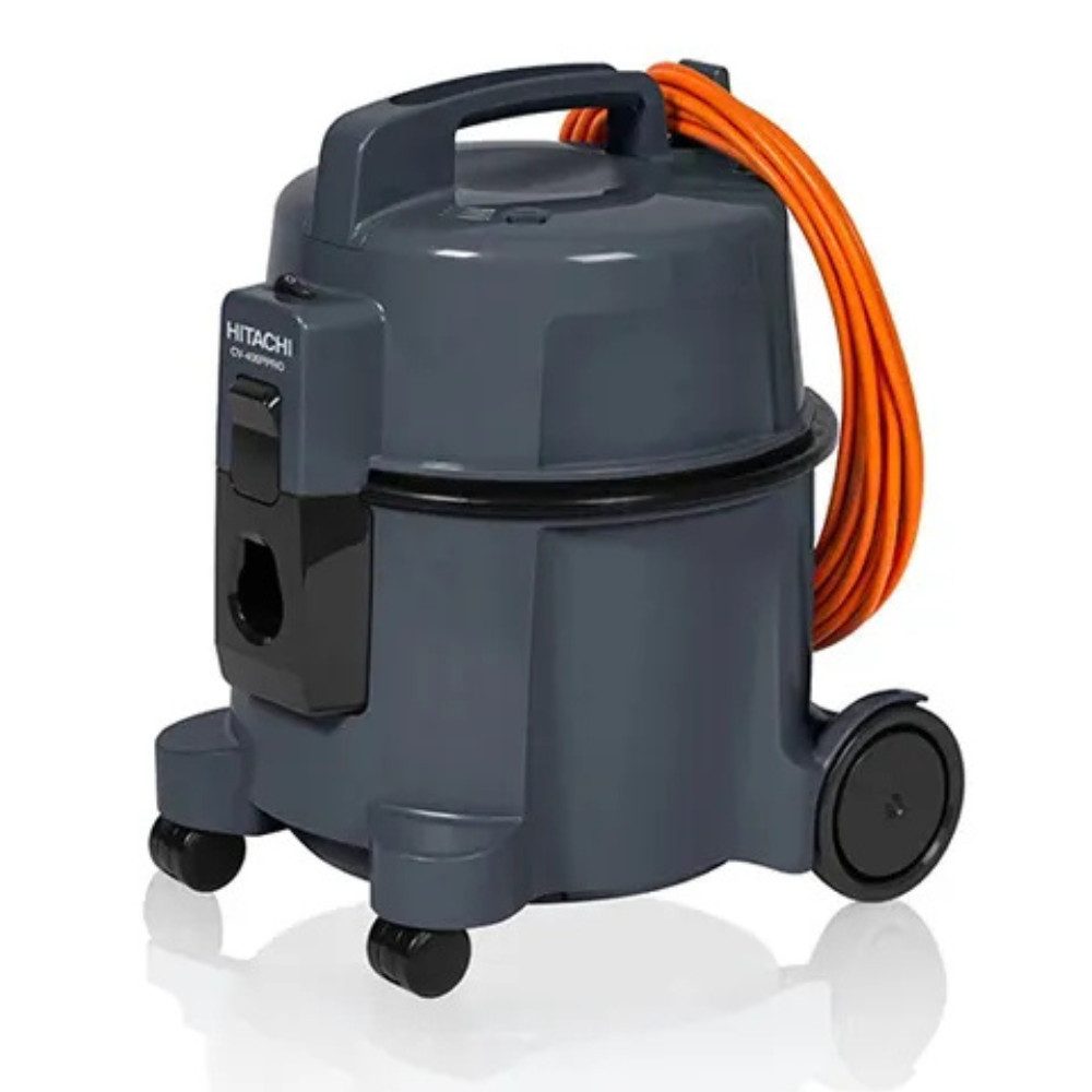 Hitachi Bodenstaubsauger CV-400P PRO GR, 880 W, mit Beutel, 13 m Aktionsradius, Möbel- und Kantenschutz, 7,5 Liter Staubtank