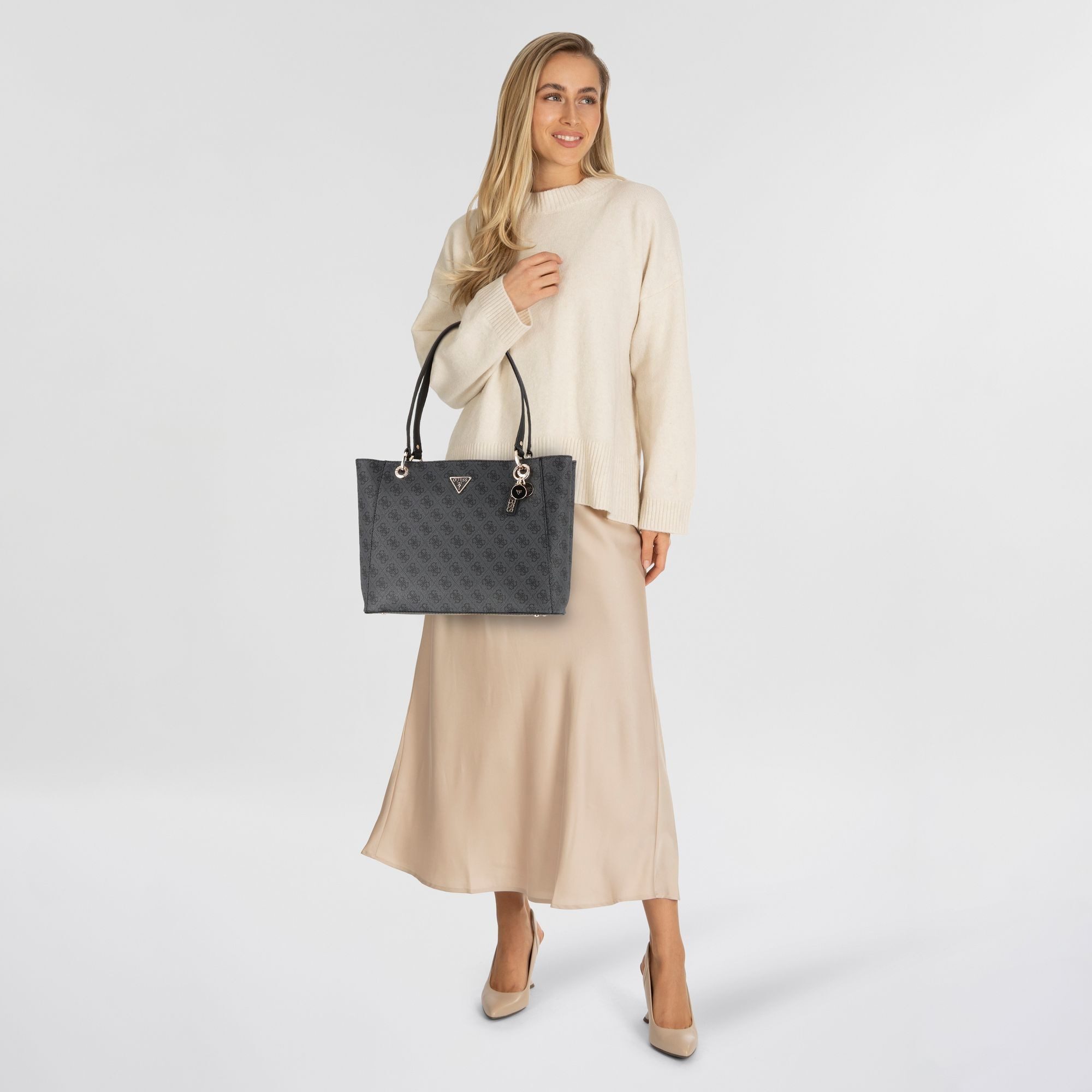 Guess Schultertasche Noelle II, Polyurethan günstig online kaufen