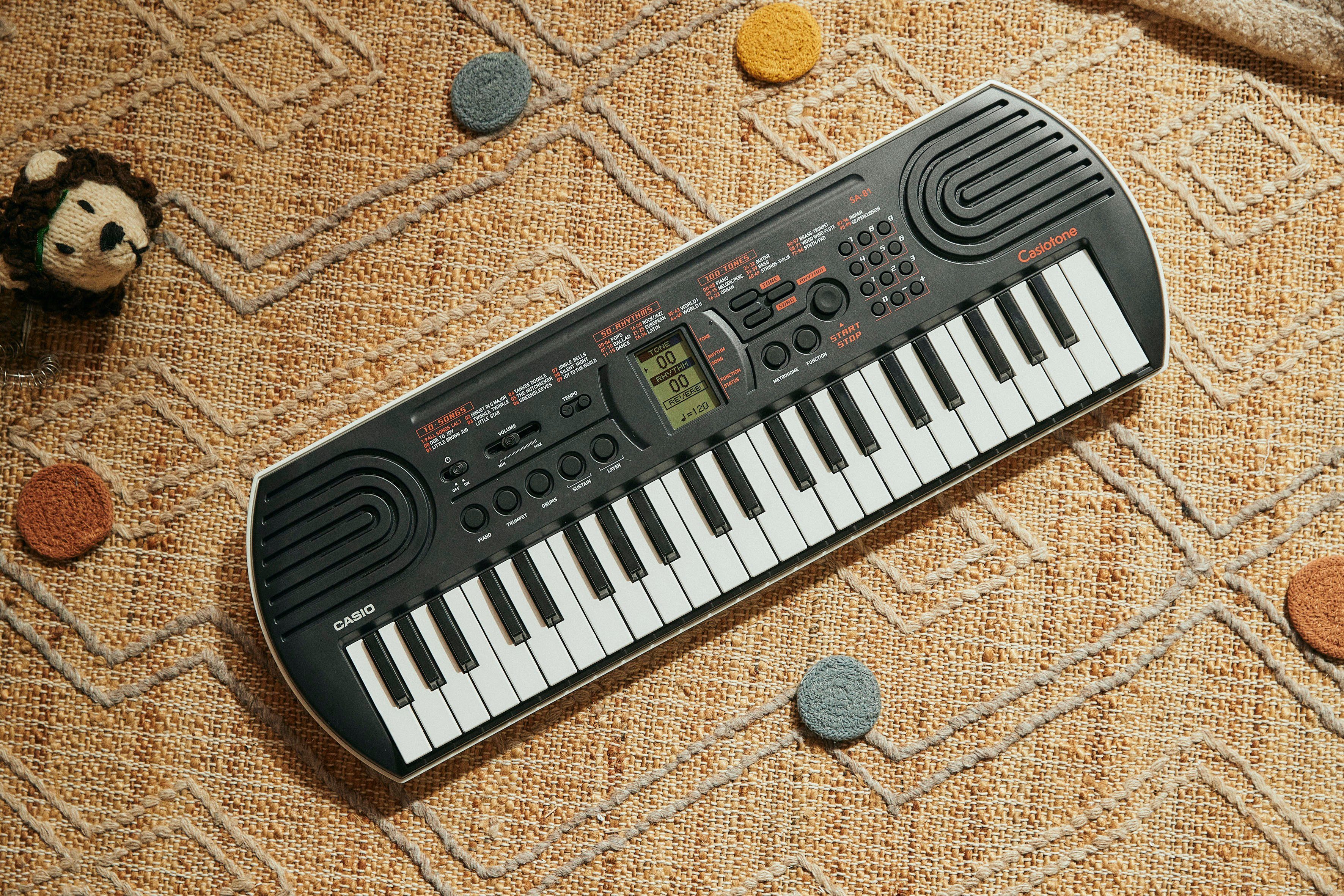 SA-81, Tasten Home-Keyboard CASIO Mini-Keyboard 44 mit