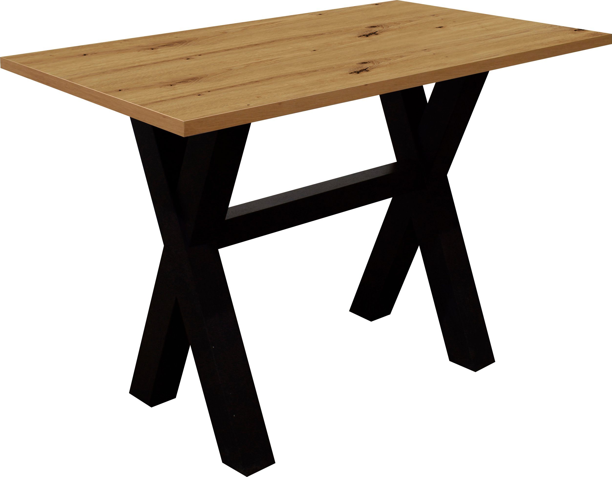Mäusbacher Bartisch, Gestell in X-Form (Breite günstig online kaufen