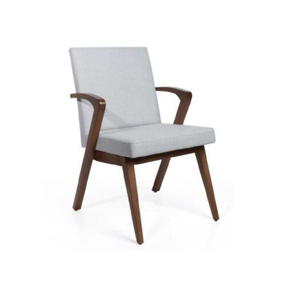 Sessel Esszimmer Weiß Holz Möbel JVmoebel Lehnstuhl Stühle Stuhl Luxus Stuhl Neu