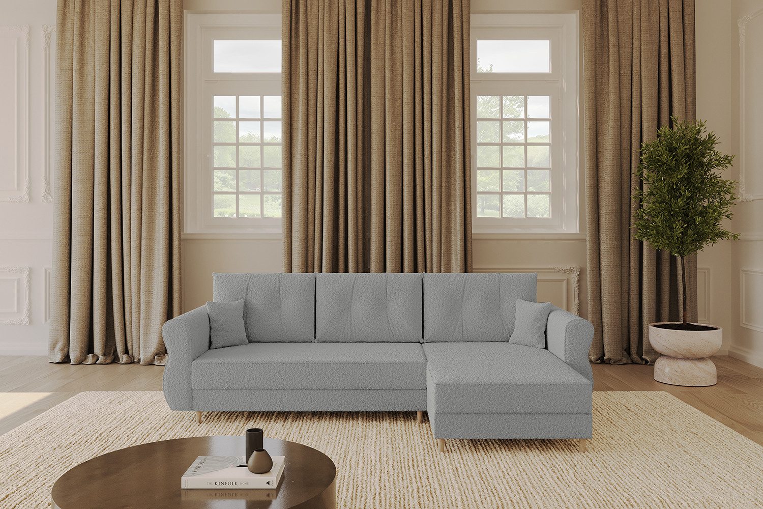ALTDECOR Ecksofa APOL-L, Couch mit Schlaffunktion, günstig online kaufen