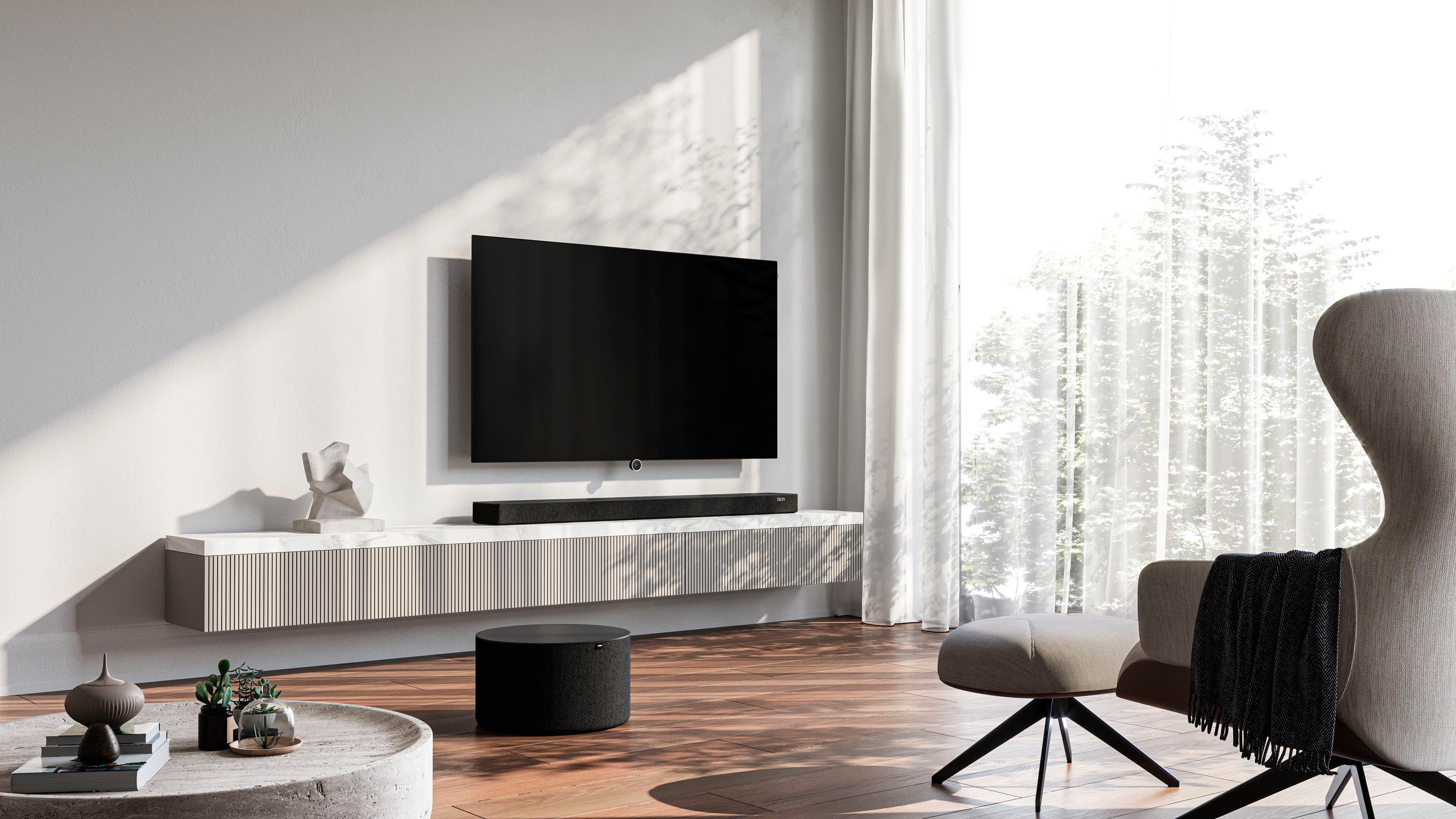 Loewe klang bar5 mr & sub5 Soundbar 5.1.2 (Bluetooth, WLAN (WiFi), 400 W)
