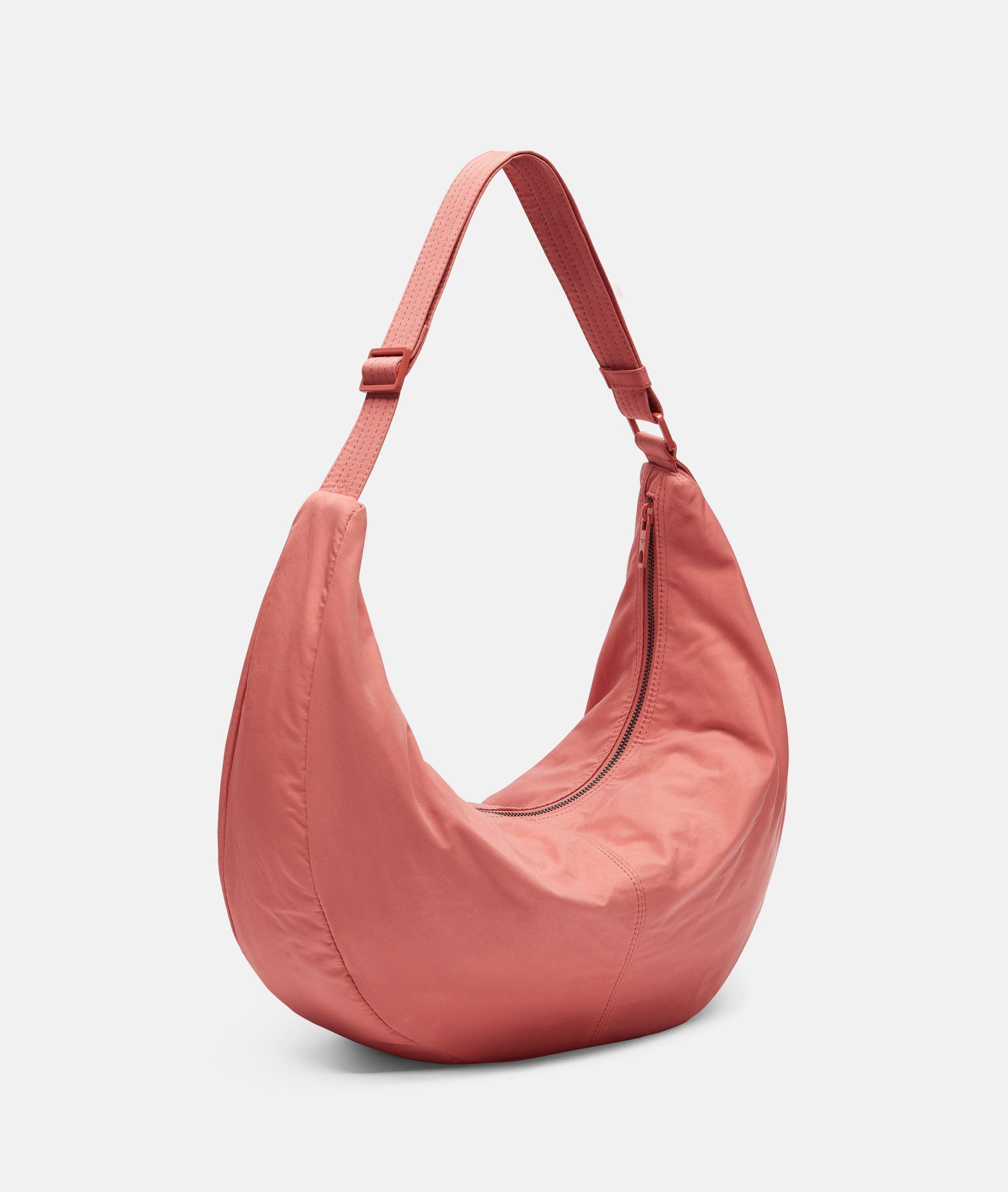 Liebeskind Berlin Schultertasche Nylon Moon Hobo M, Mittelgroße Hobo-Bag aus Nylon