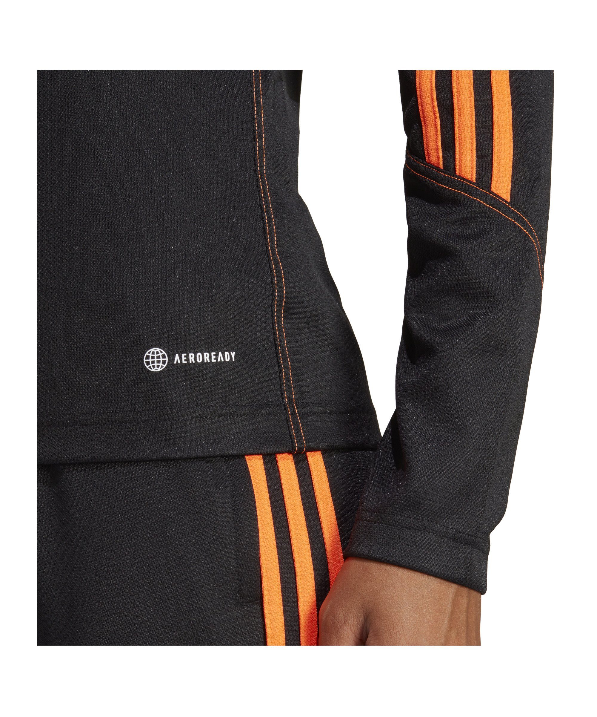 Performance Top Damen schwarzorange Tiro Trainingsjacke Track 23 adidas Club