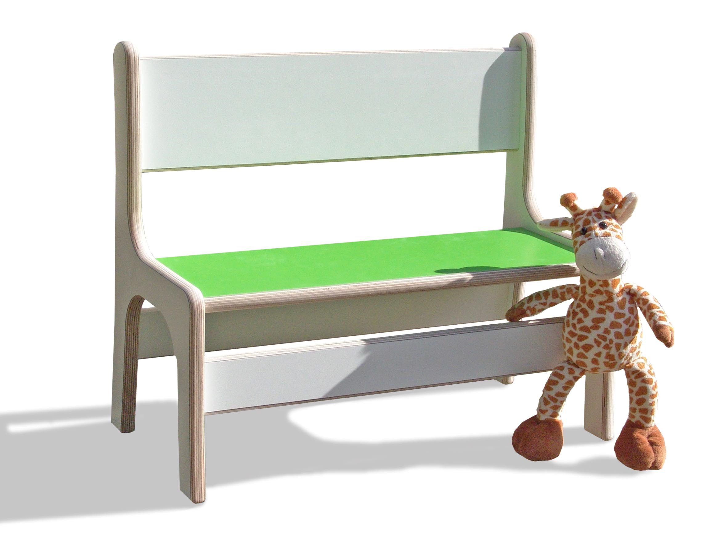 Eli Sitzbank ELI Wendetisch/bank - Mini - Weiß mit bunter Sitzfläche