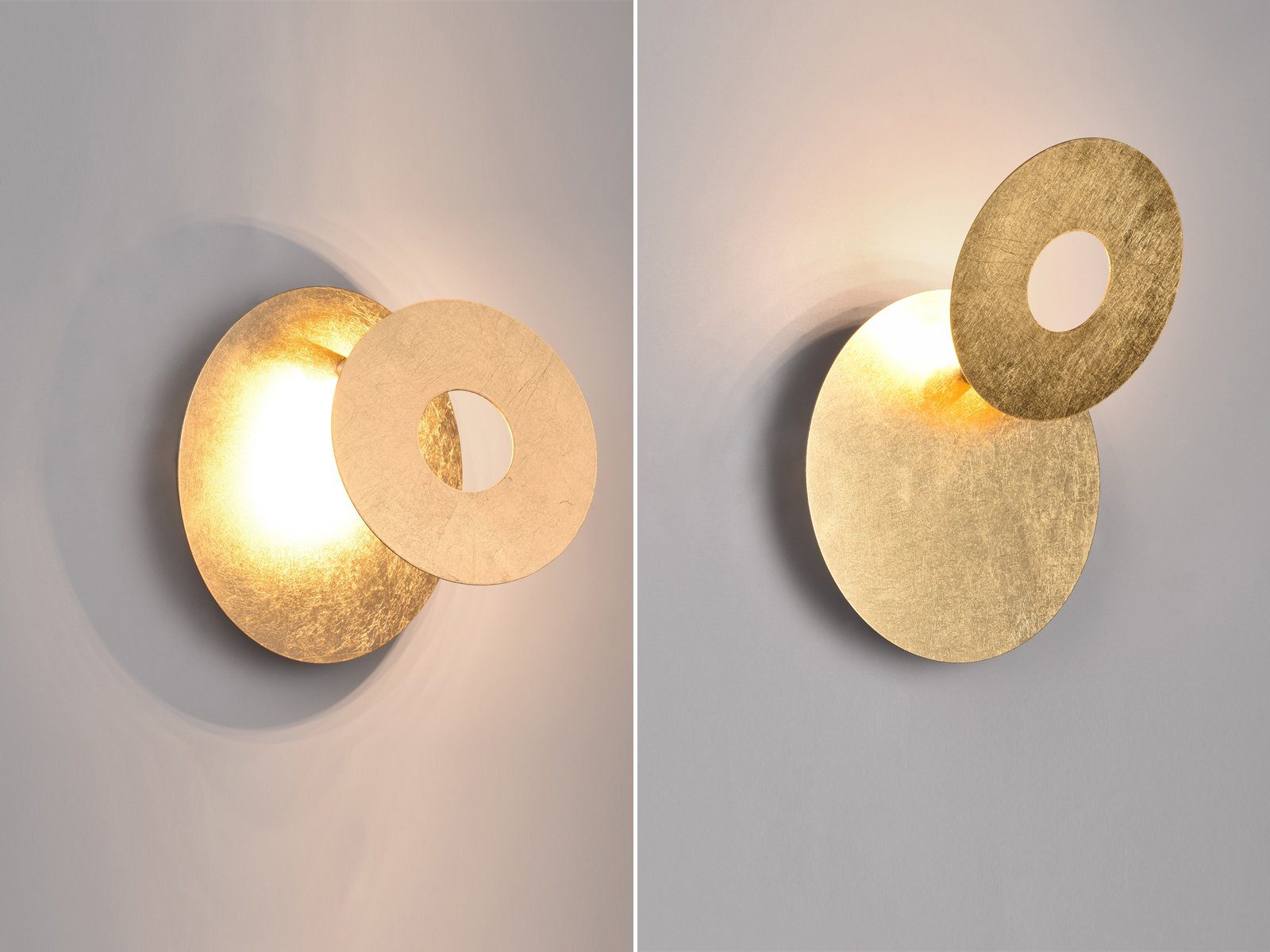 TRIO Leuchten LED Wandleuchte, LED fest integriert, warmweiß, 2er SET ausge günstig online kaufen