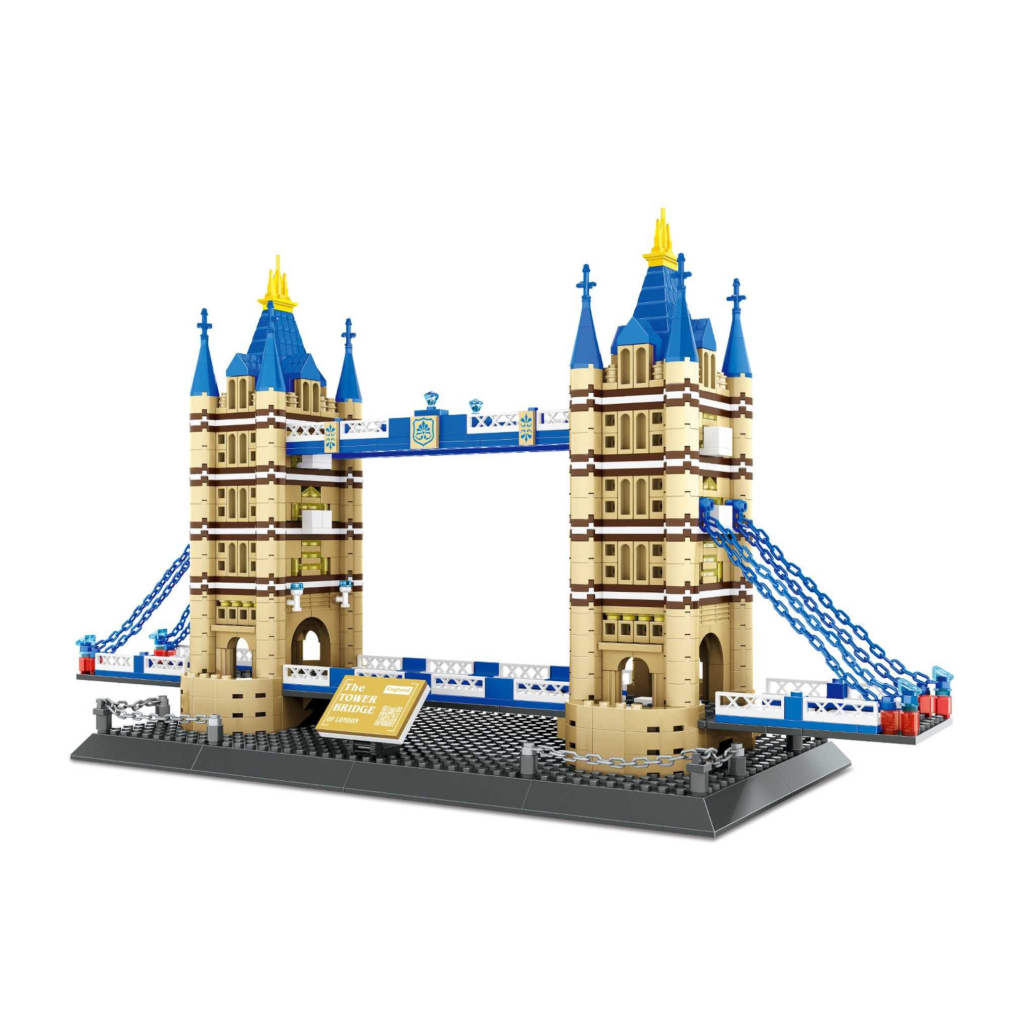 Wange 5215 Tower Bridge-London,England (Wange) Spielbausteine, (1031 St)