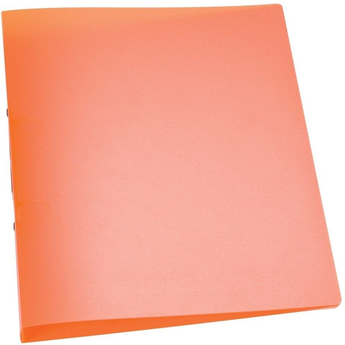 Connect Präsentationsordner Ringbuch A4 2 Ringe 25mm orange-transluzent