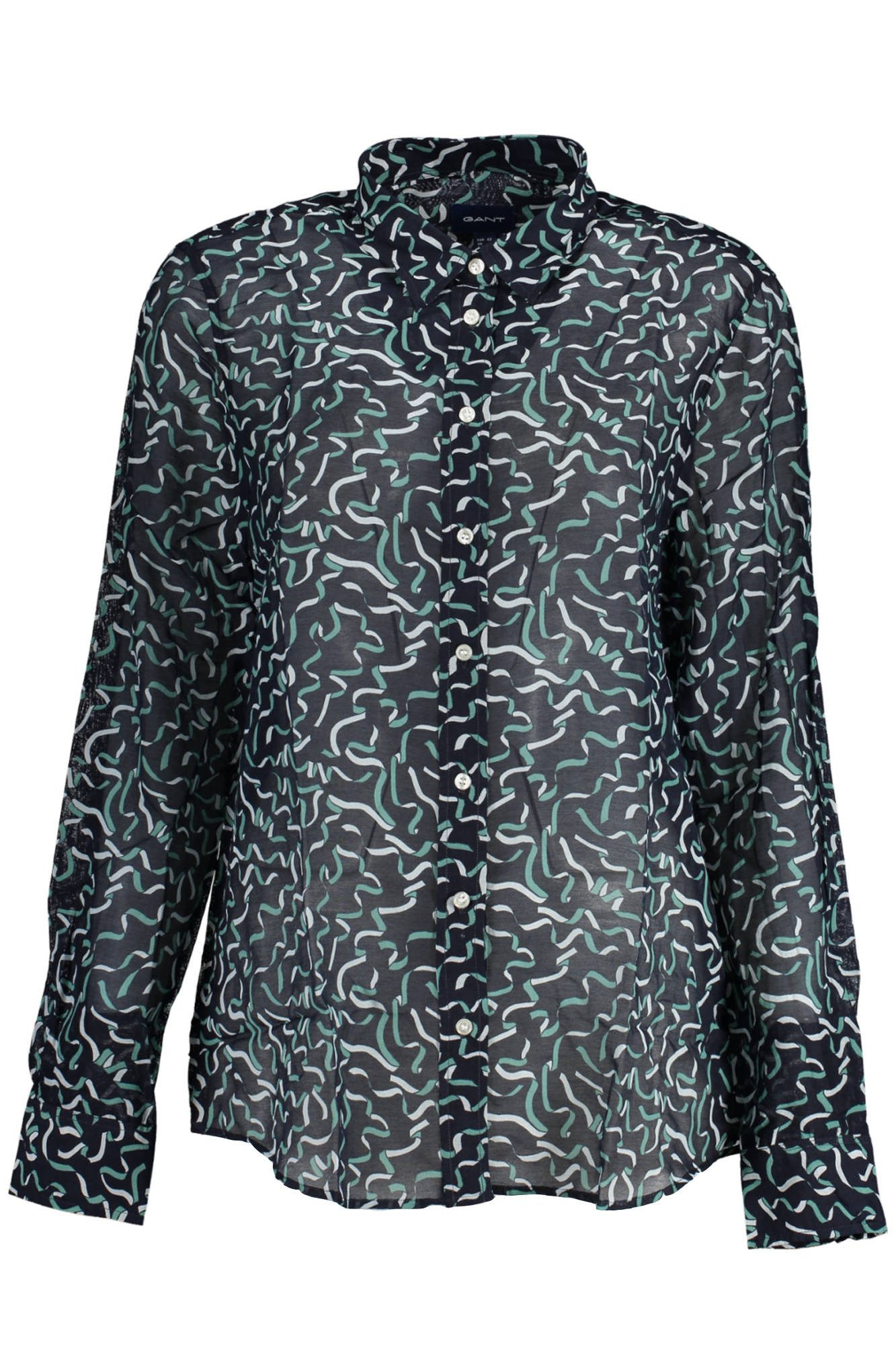 Gant Blusenshirt Damen Langarmhemd Blau: Stilvoller Schnitt mit