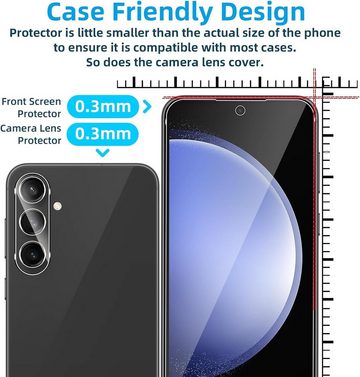 MSM 2X Schutzglas (Display + Kamera) für Samsung Galaxy S23 FE 5G, Displayschutzglas