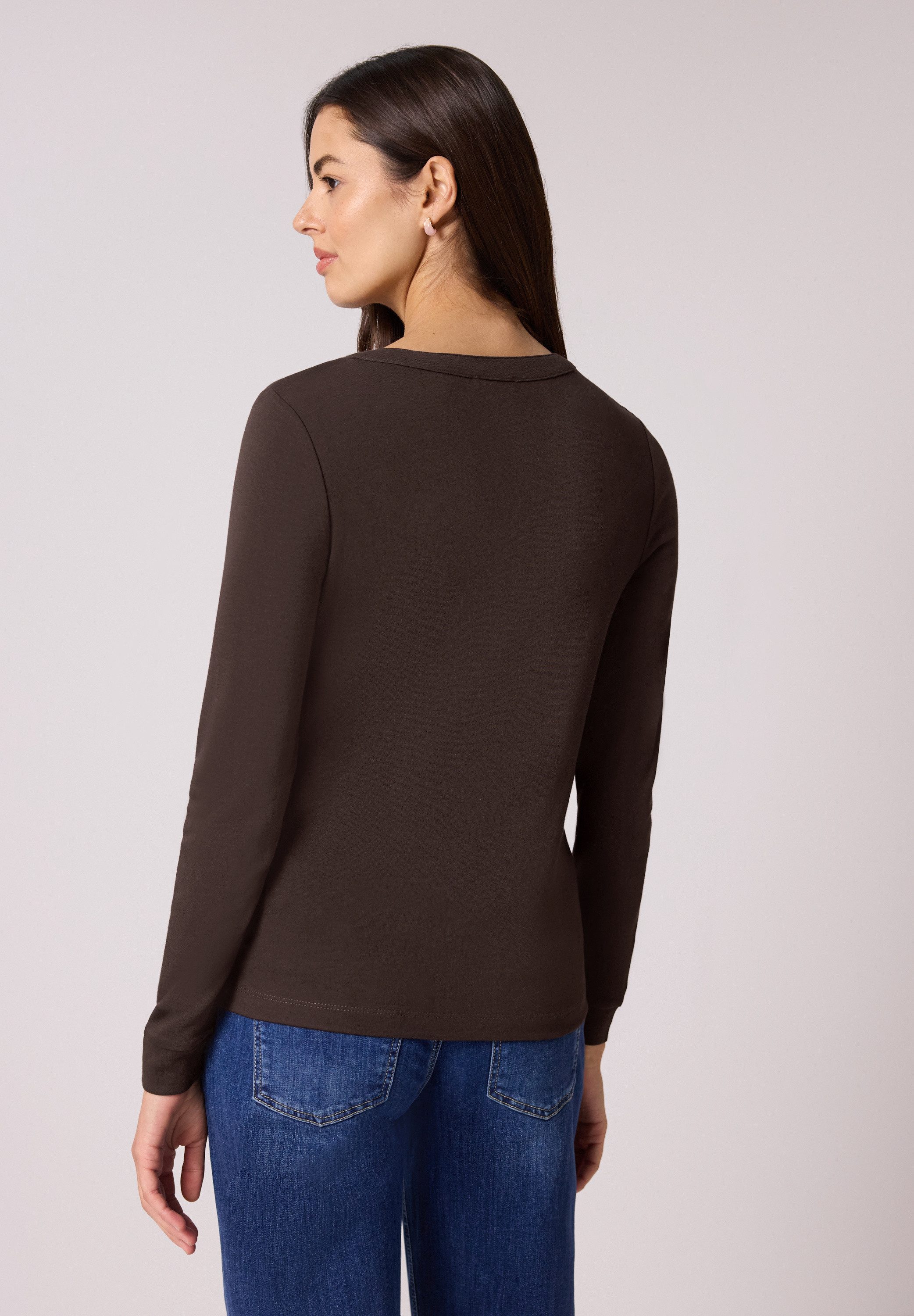 STREET ONE Langarmshirt im Tunika-Style günstig online kaufen