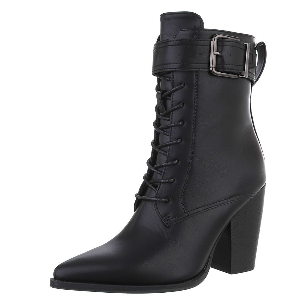 Ital-Design Damen Schnürschuhe Elegant Schnürstiefelette (87740235) Blockab günstig online kaufen