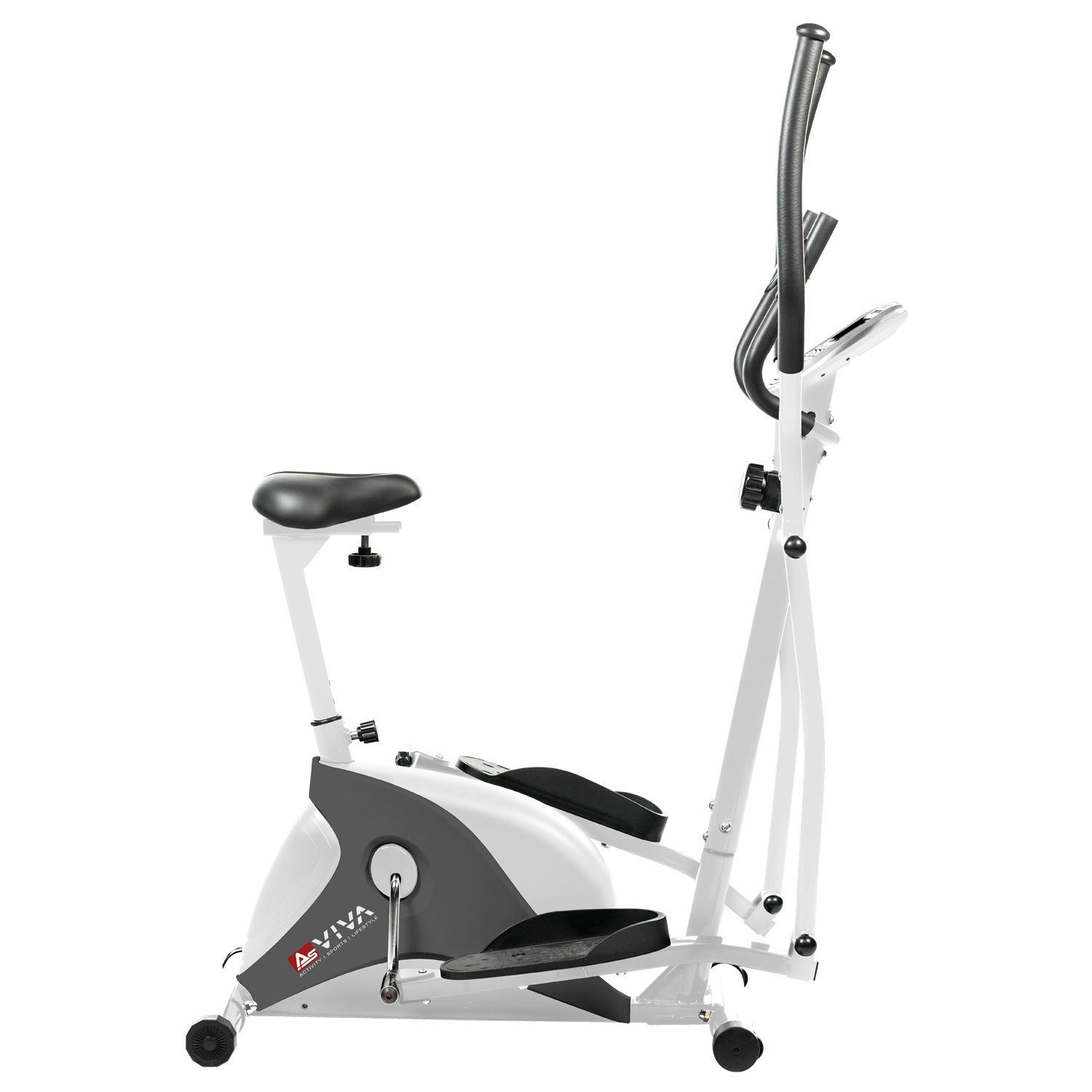 1 Heimtrainer & C16 Crosstrainer Bluetooth AsVIVA Cardio white AsVIVA 2 in