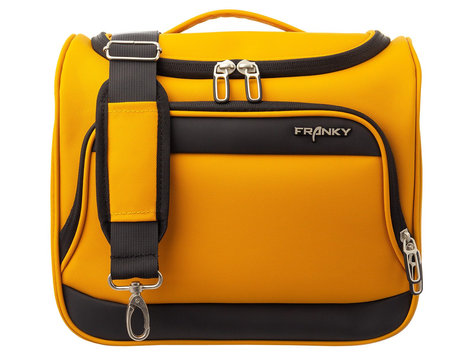 Franky Beautycase Beautycase T27-B Weichgepäck Reisegpäck (1-tlg), Trolleyaufsteckfunktion