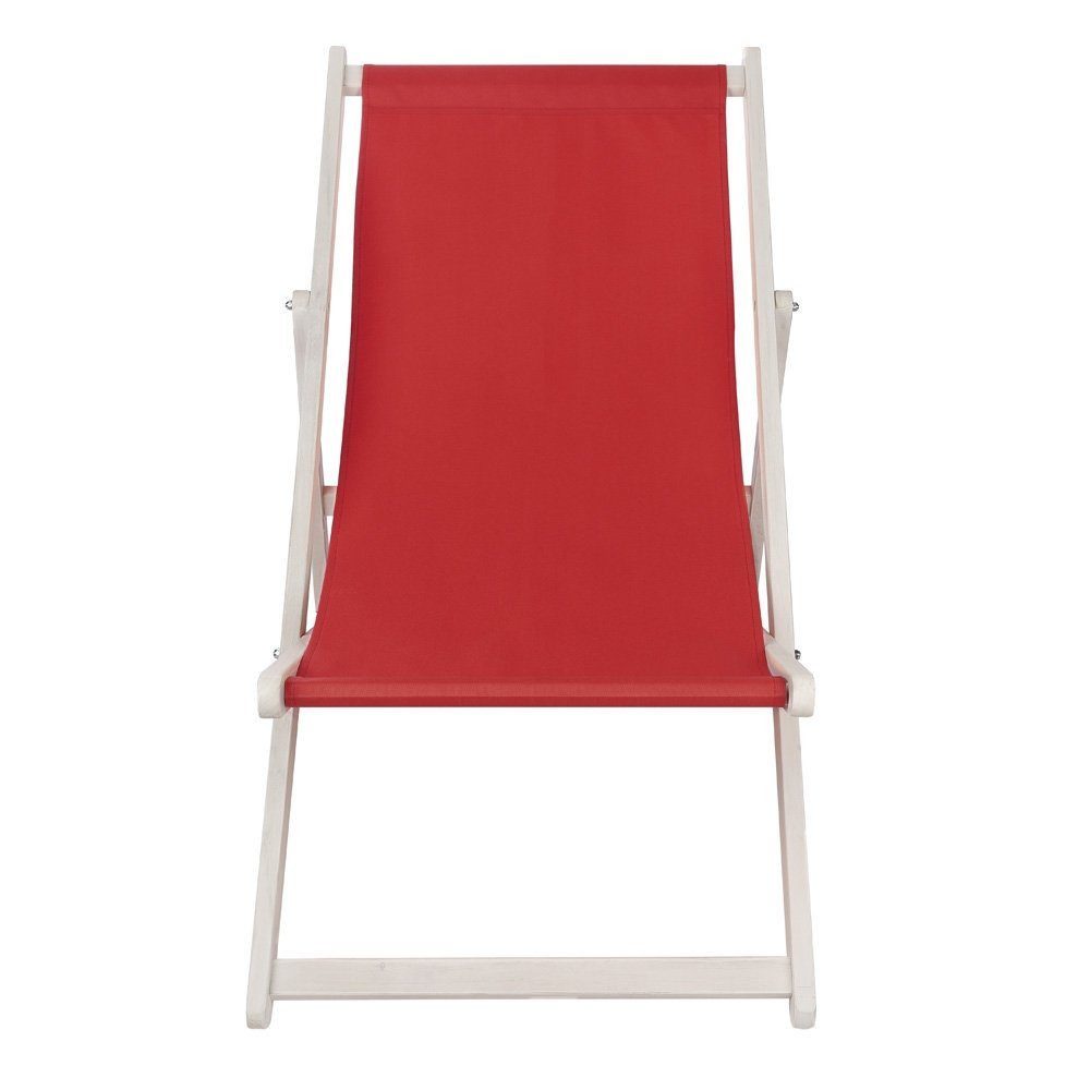 Feel2Home Gartenliege Liegestuhl Strandliege Gartenliege Klappbar Sonnenliege Farbauswahl, Stück, inkl. Sicherung gegen ungewolltes Zusammenklappen