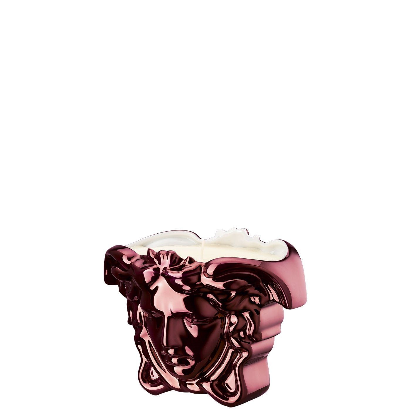 Rosenthal meets Versace Teelichthalter Medusa Duftwachs Grande mit Fuchsia Tischlicht