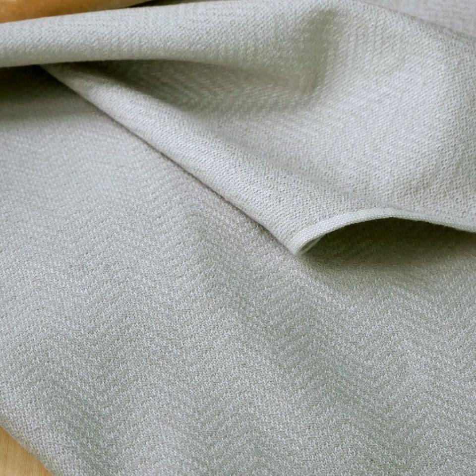 framsohn frottier Geschirrtuch Baumwolle- Leinen Fischgrät 'Natura' Beige, Geschirrhandtuch