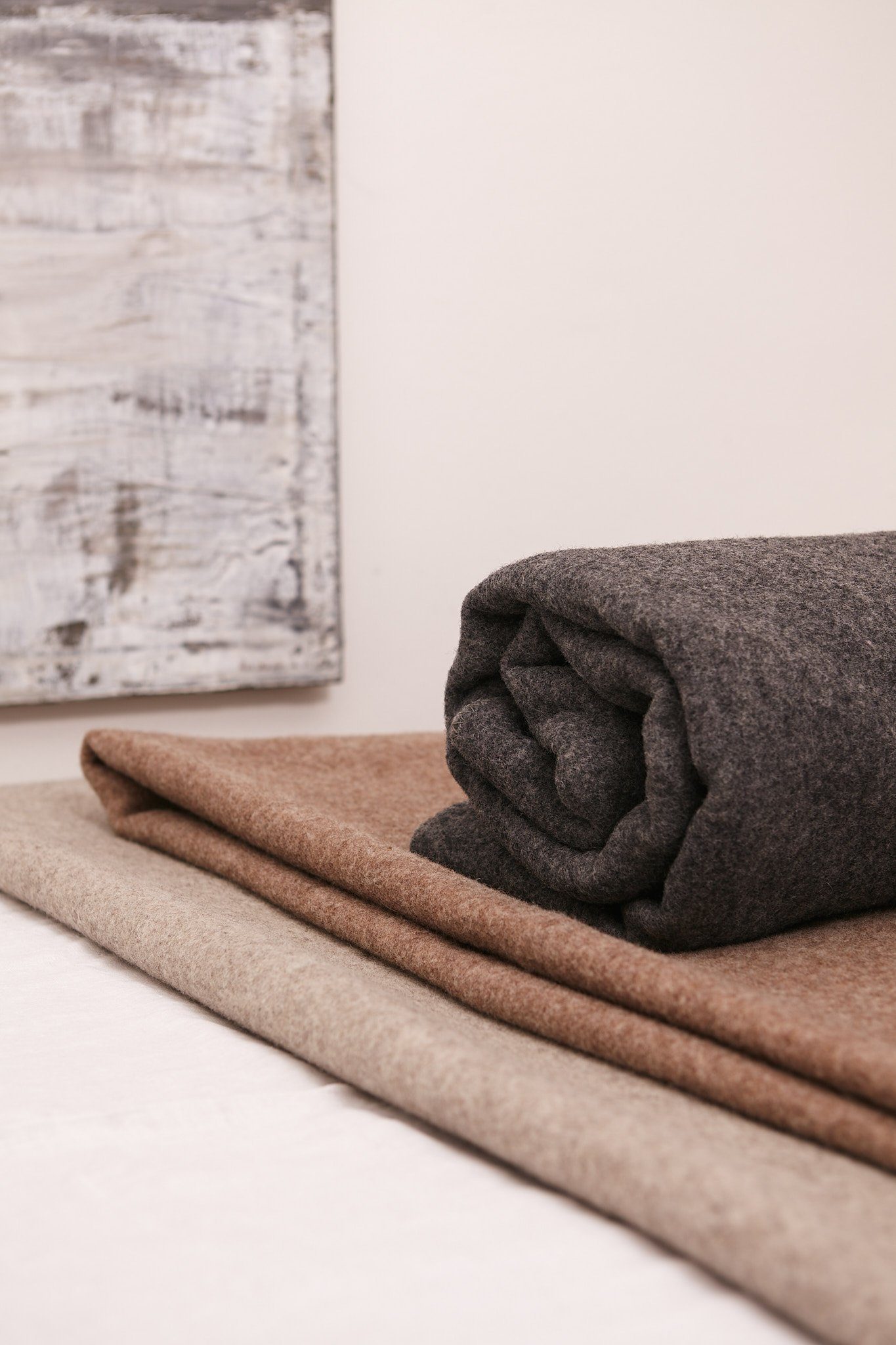 Wolldecke Die Heimische – Merino-Decke 150 leicht cm x 220 cm (1650 g), Kaipara - Merino Sportswear, aus reiner Merinowolle Made in Germany