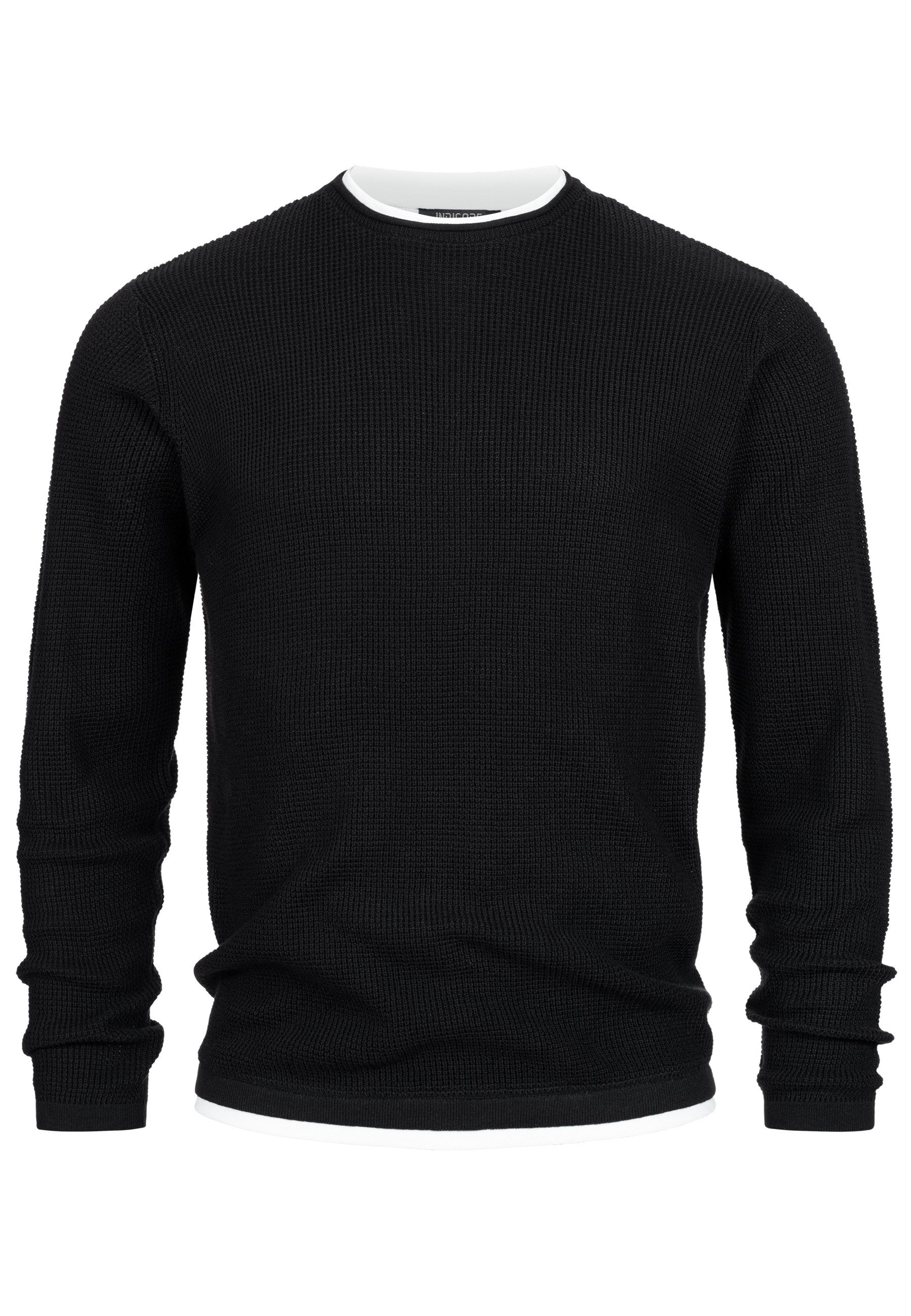 Indicode Strickpullover Herren INVillads Pullover Herrenpullover Strickpull günstig online kaufen